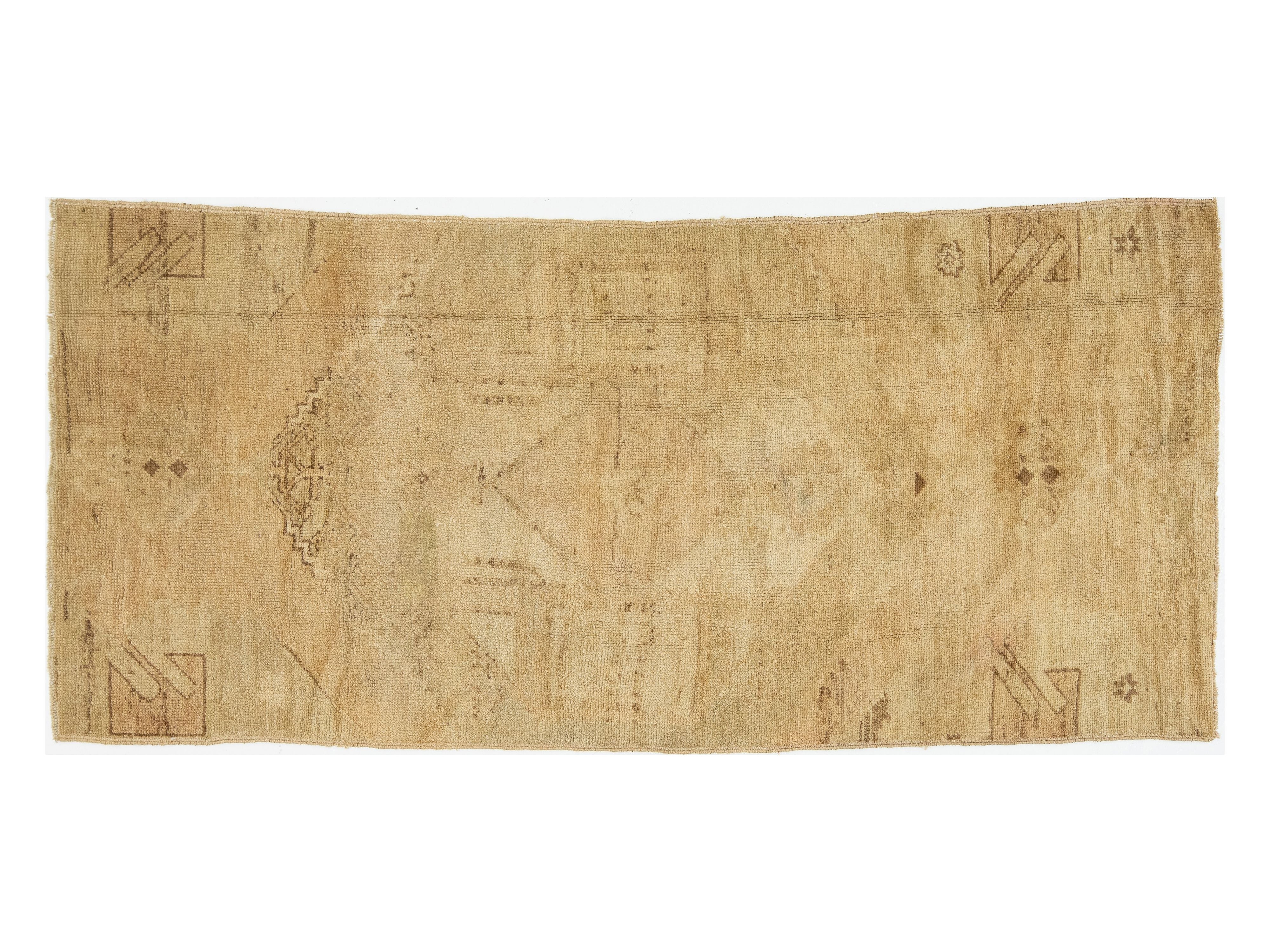 Vintage Turkish Anatolian Wool Rug 3 X 6