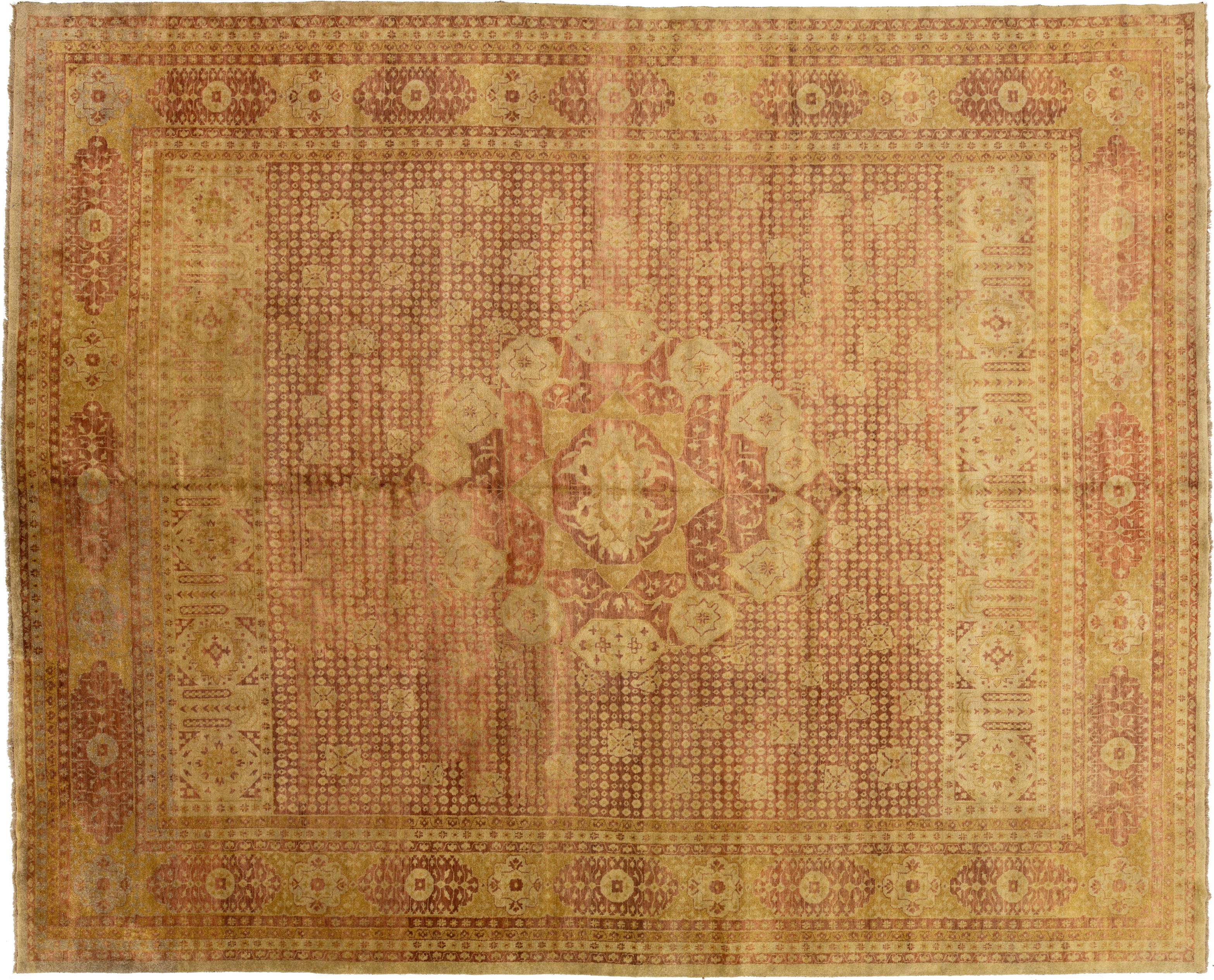 Transitional Oushak Wool Rug 12 X 15