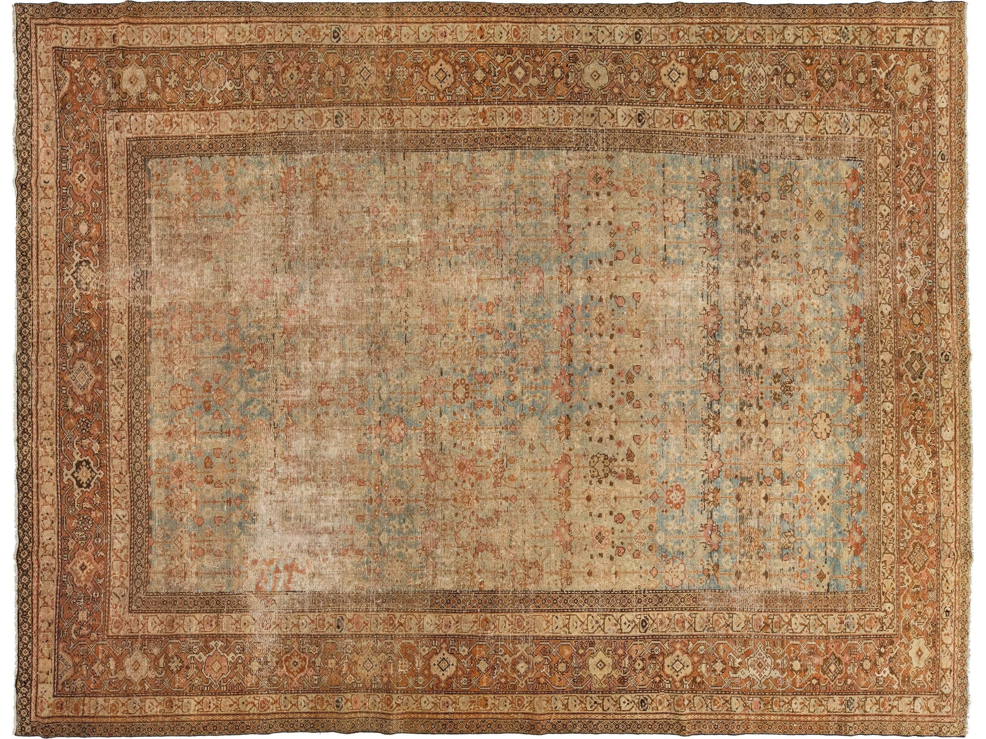 Antique Malayer Wool Rug 10 X 13