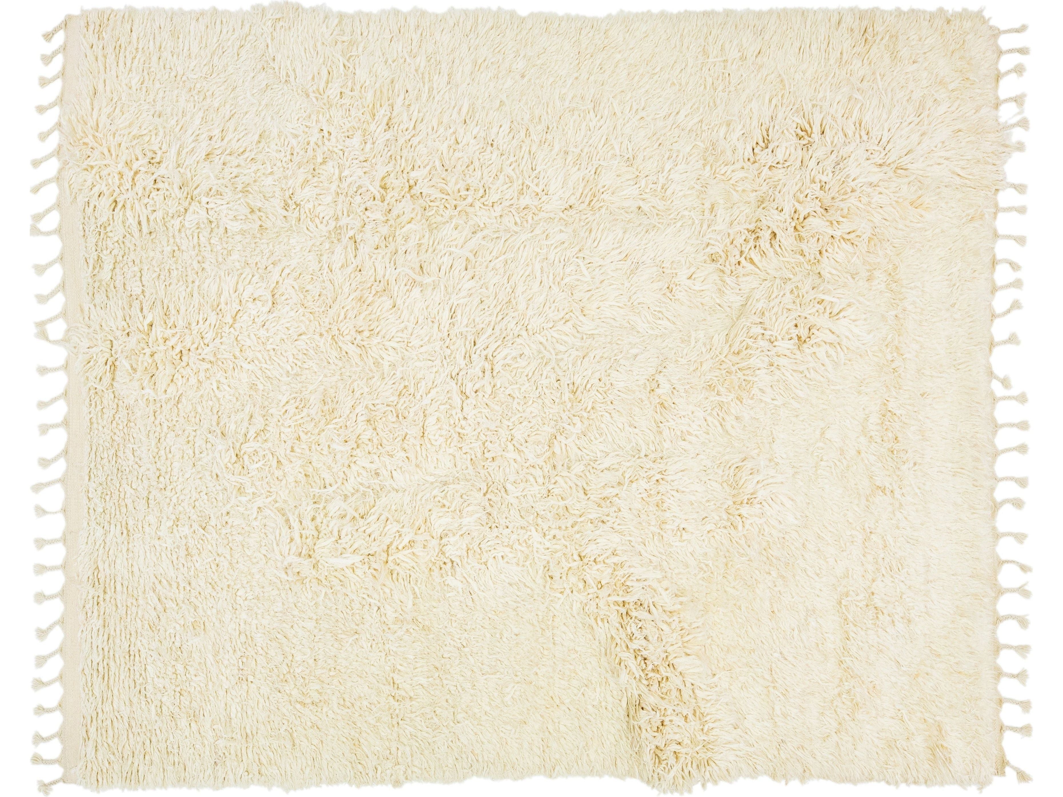 Modern Moroccan Wool Rug 9 X 11