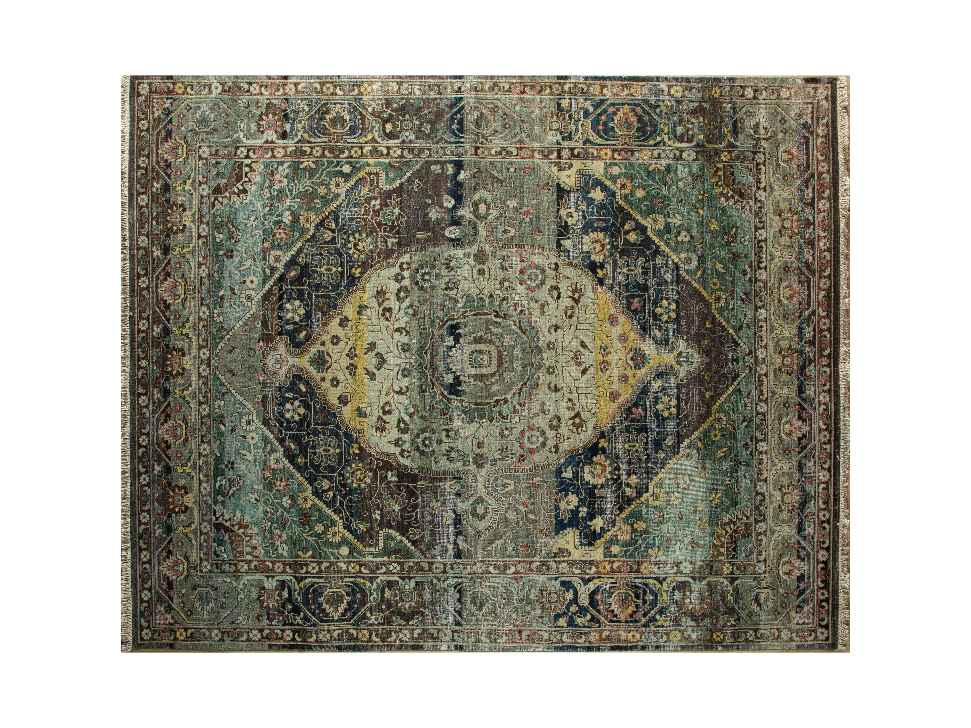 Traditional Wool Rug 8 X 10 -Made to order-
