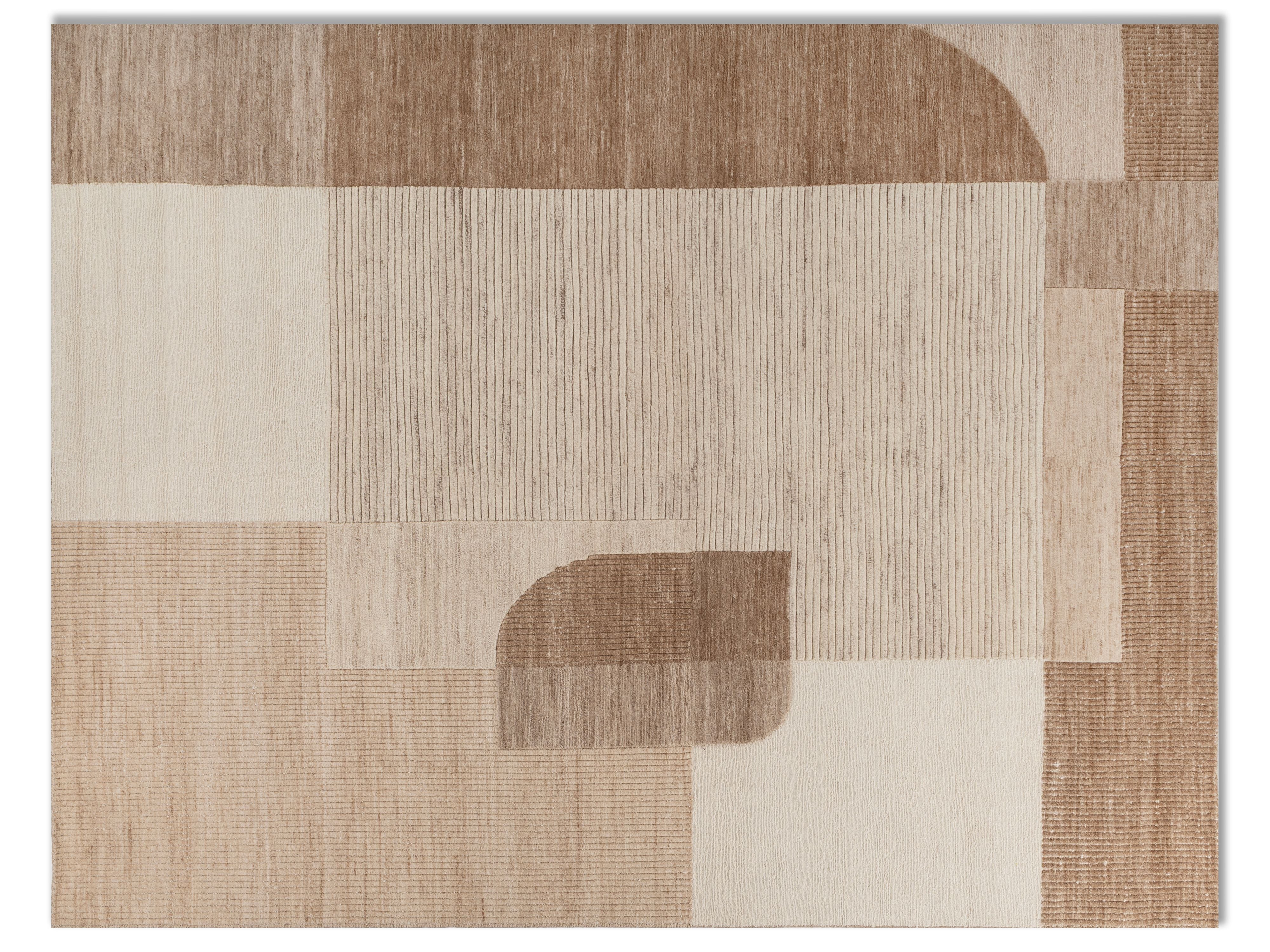 Modern Wool Rug 8 X 10 -Made to order-