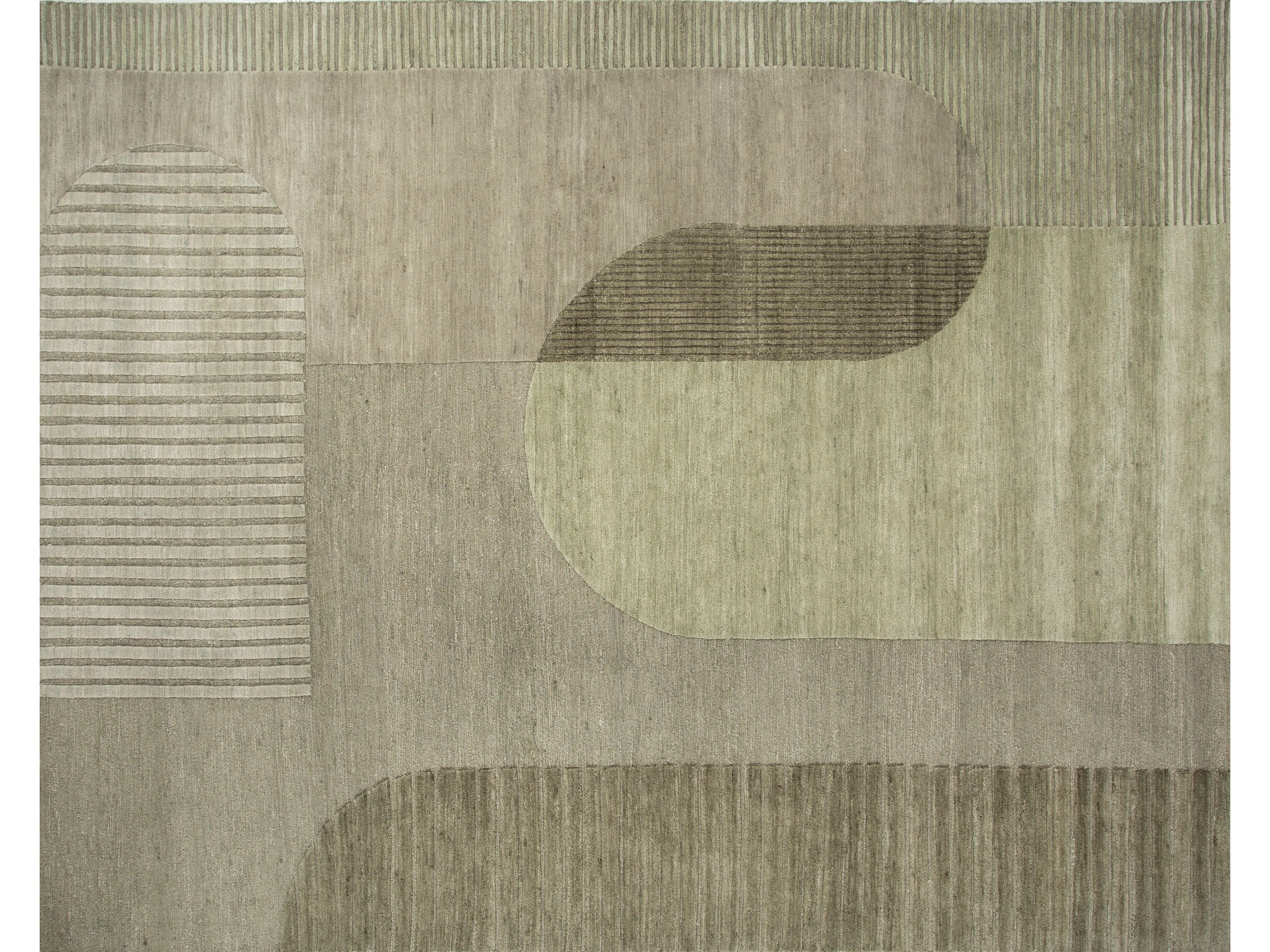 Modern Wool Rug 8 X 10 -Made to order-