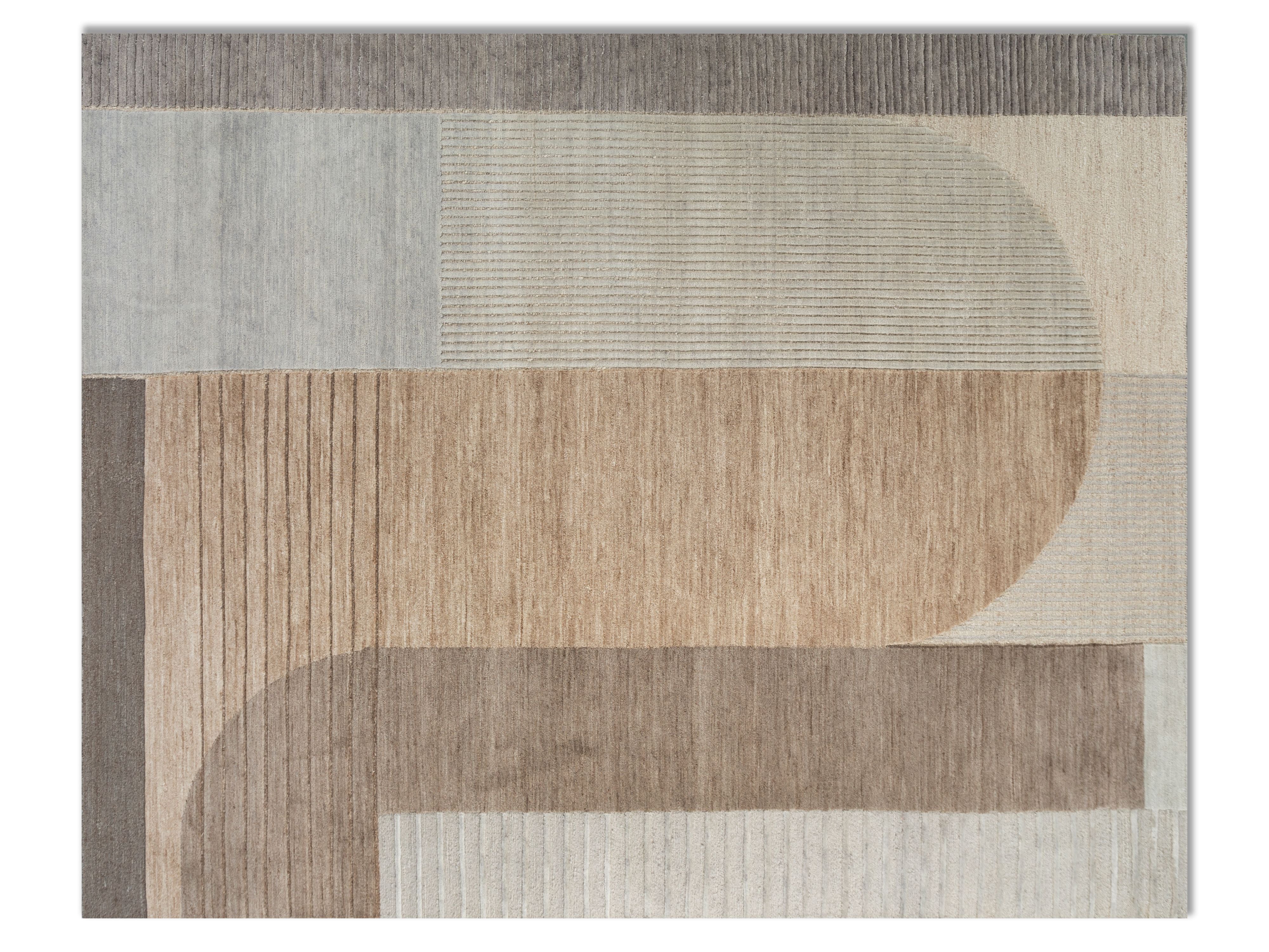 Modern Wool Rug 8 X 10 -Made to order-