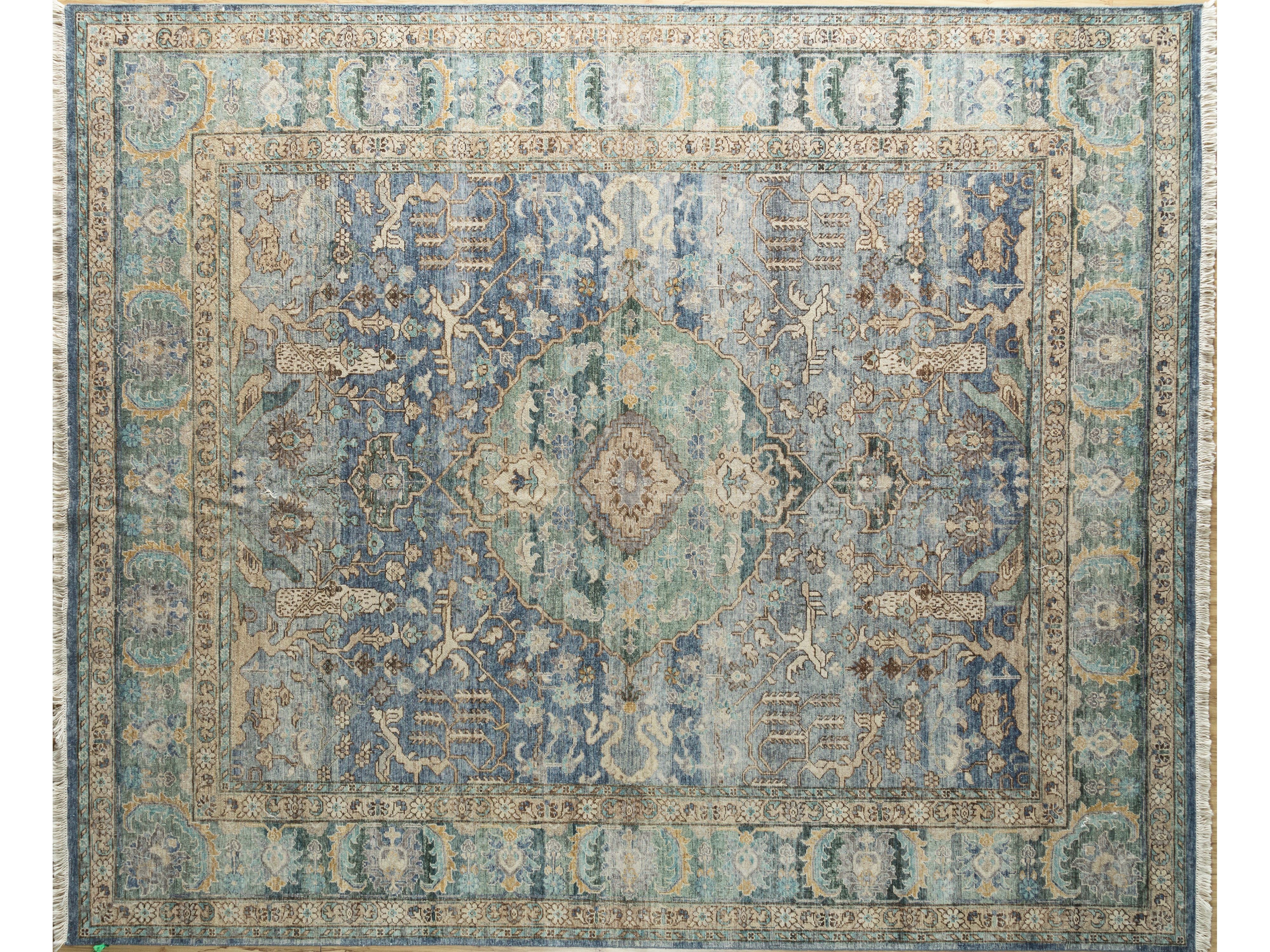 Traditional Wool Rug 8 X 10 -Made to order-