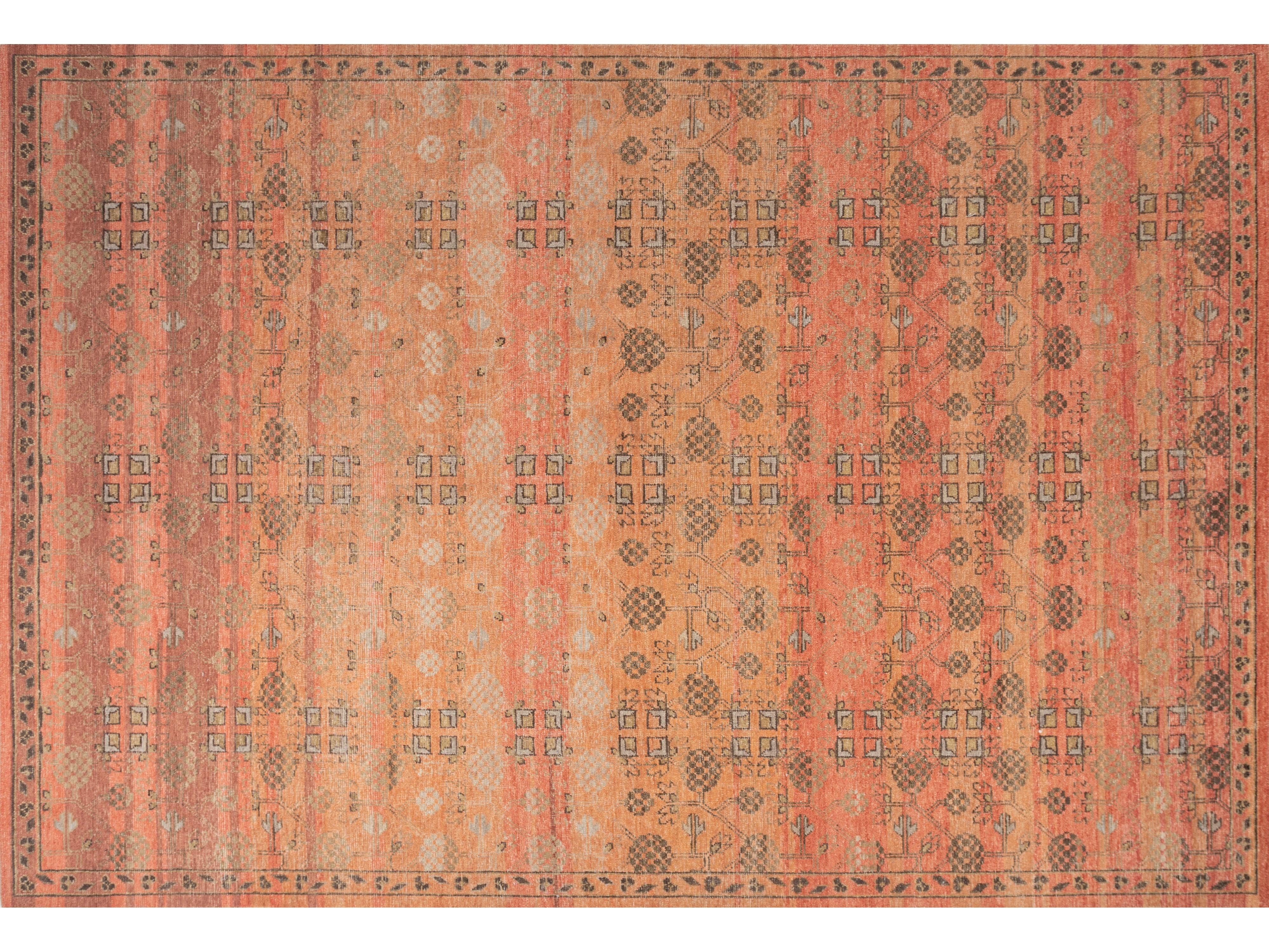 Traditional Wool Rug 8 X 10 -Made to order-