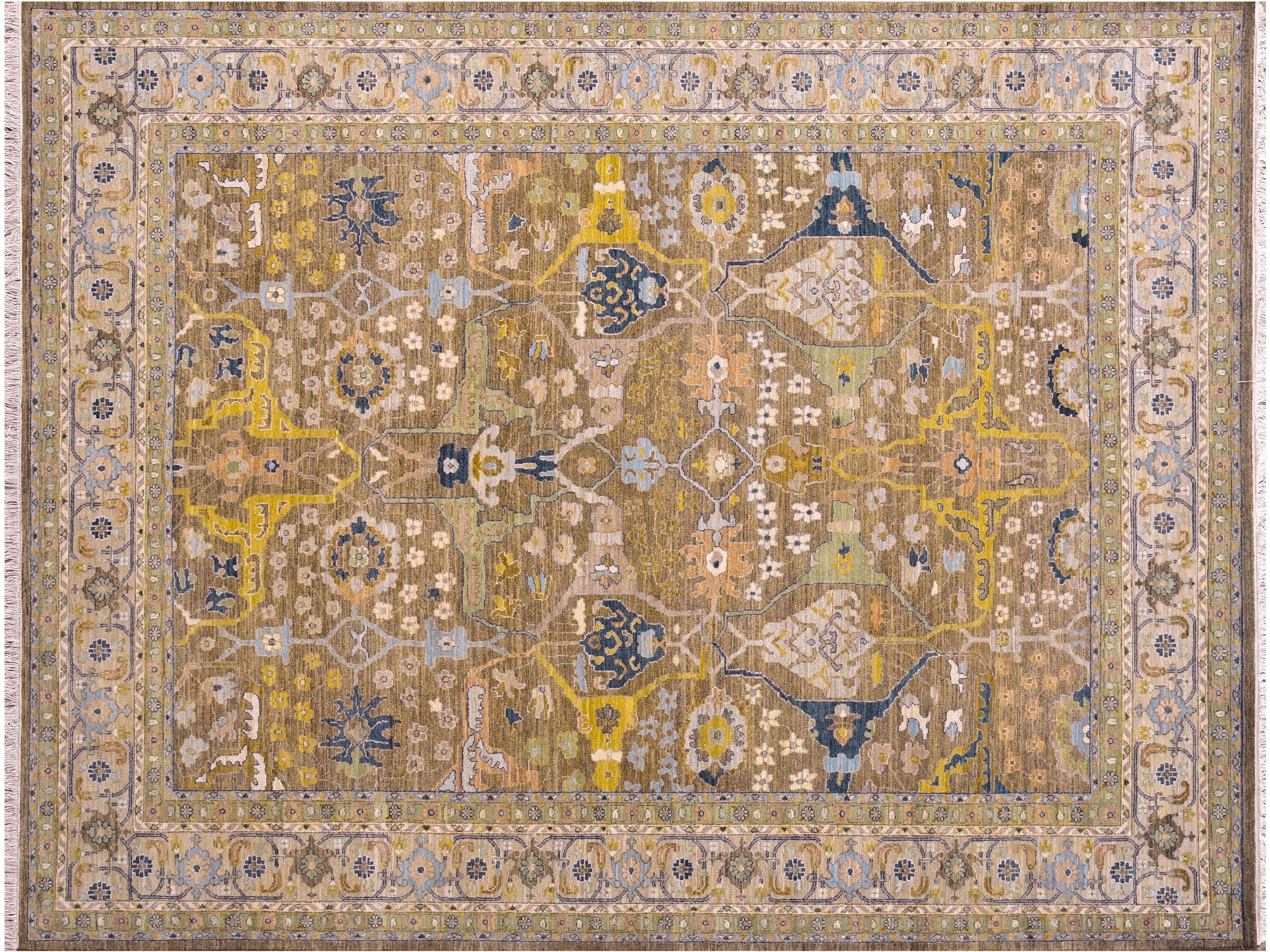 Modern Oushak Wool Rug 8 X 10 -Made to order-