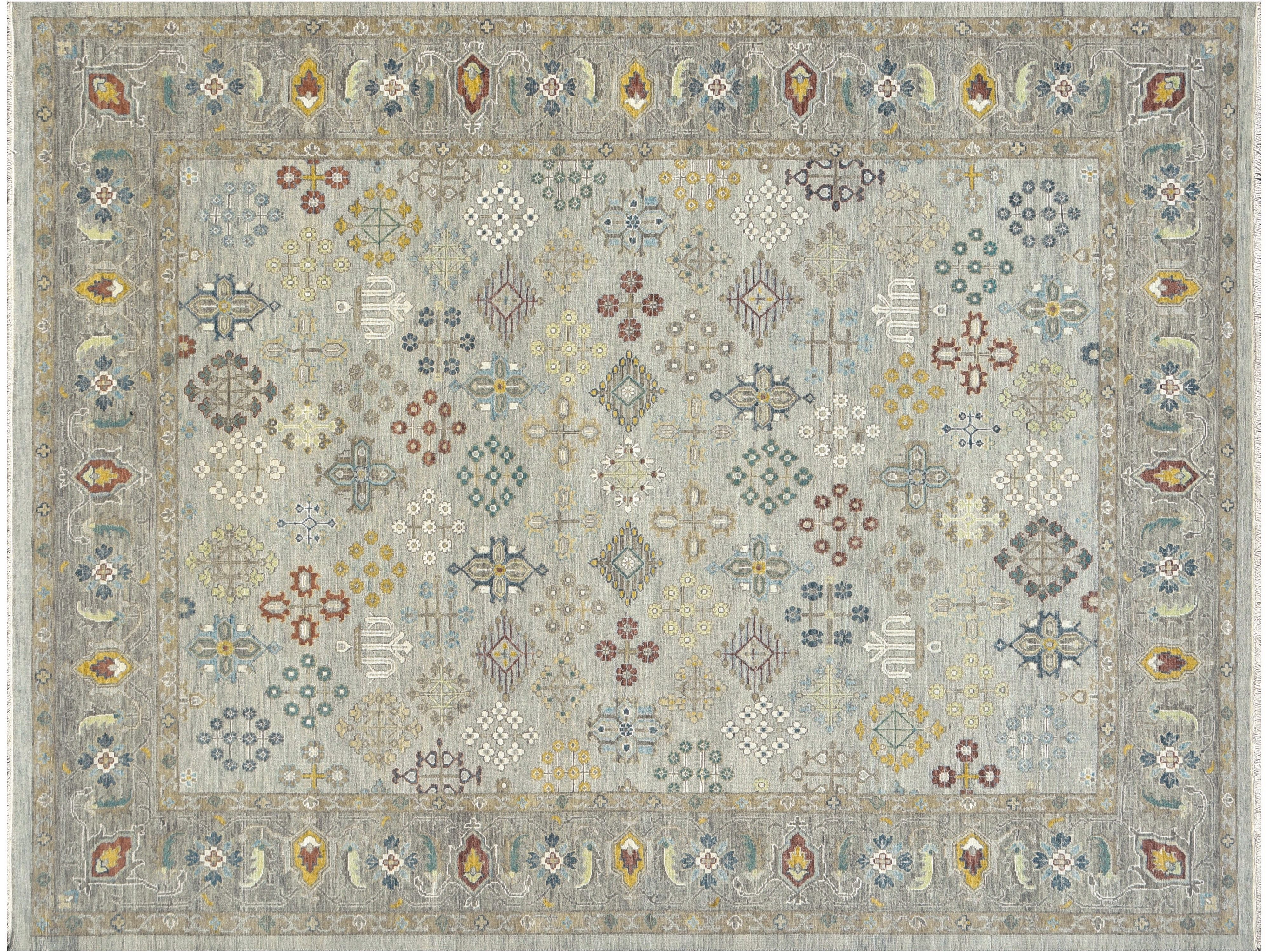 Modern Oushak Wool Rug 8 X 10 -Made to order-