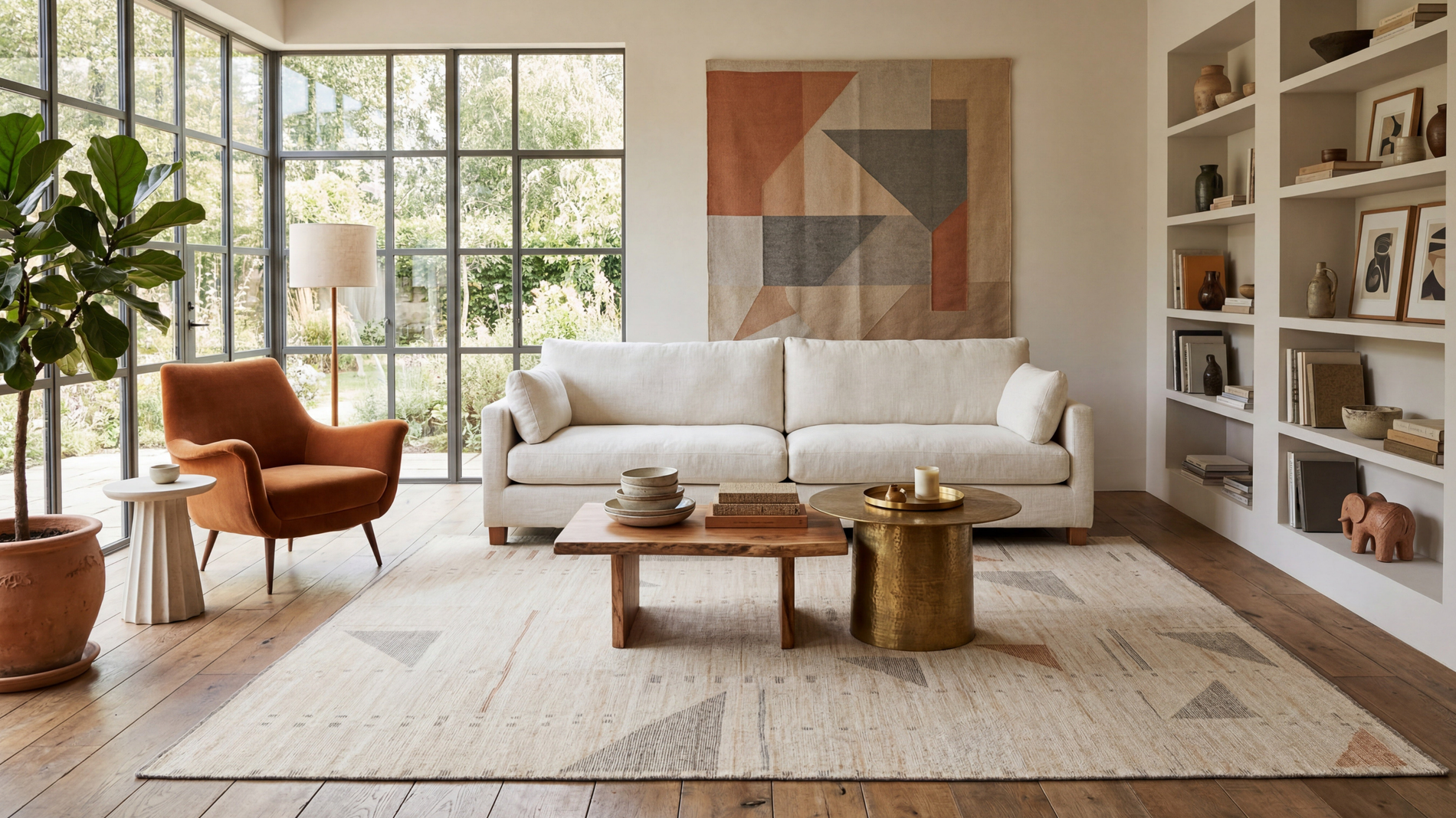 Beyond the Floor: Tactile Zoning and Acoustical Architecture with Moroccan Rugs