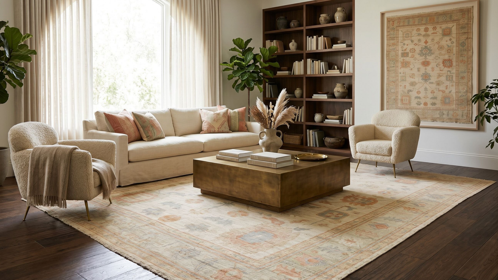 Why Interior Designers Are Into Timeless Oushak Rugs