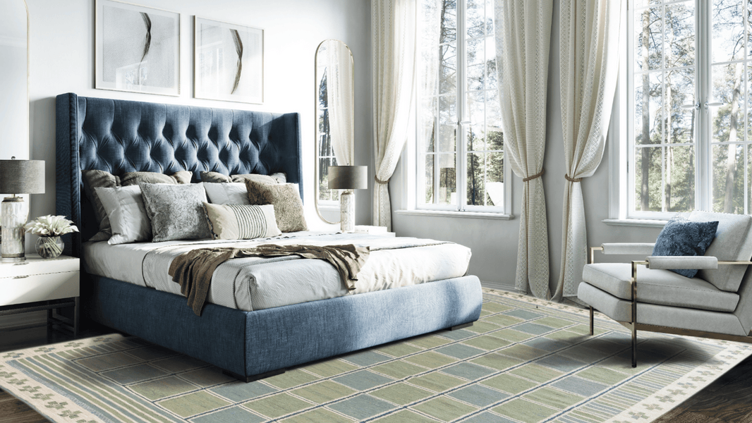 How to Pick the Size of a Rug Under a Bed