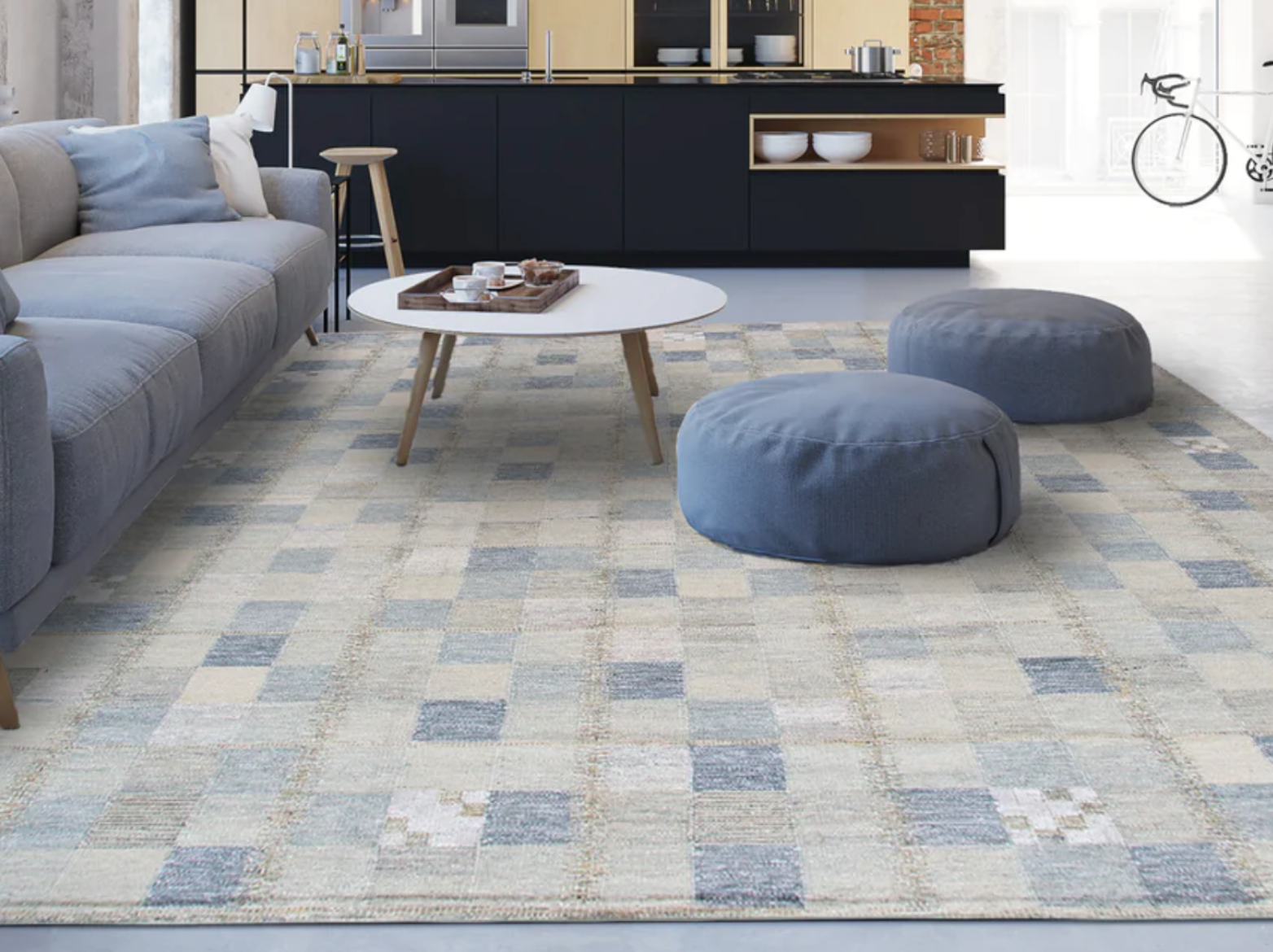 Embrace Winter Elegance with a Scandinavian Handmade Area Rug