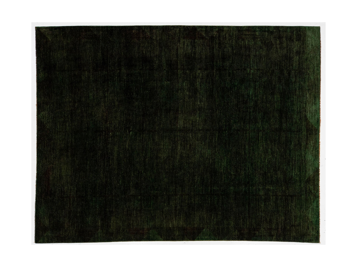 Modern Overdyed Wool Rug 9 X 11