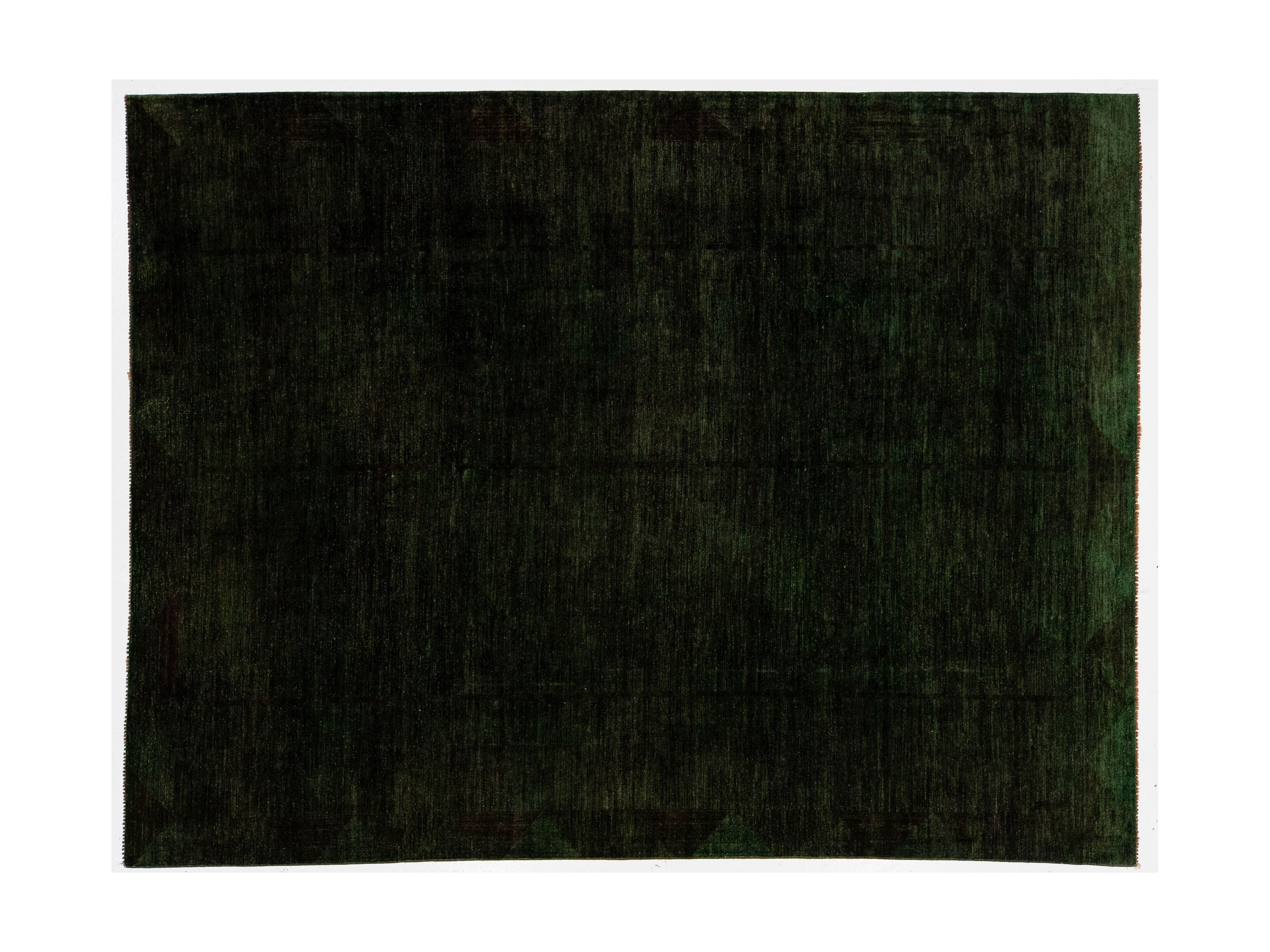 Modern Overdyed Wool Rug 9 X 11