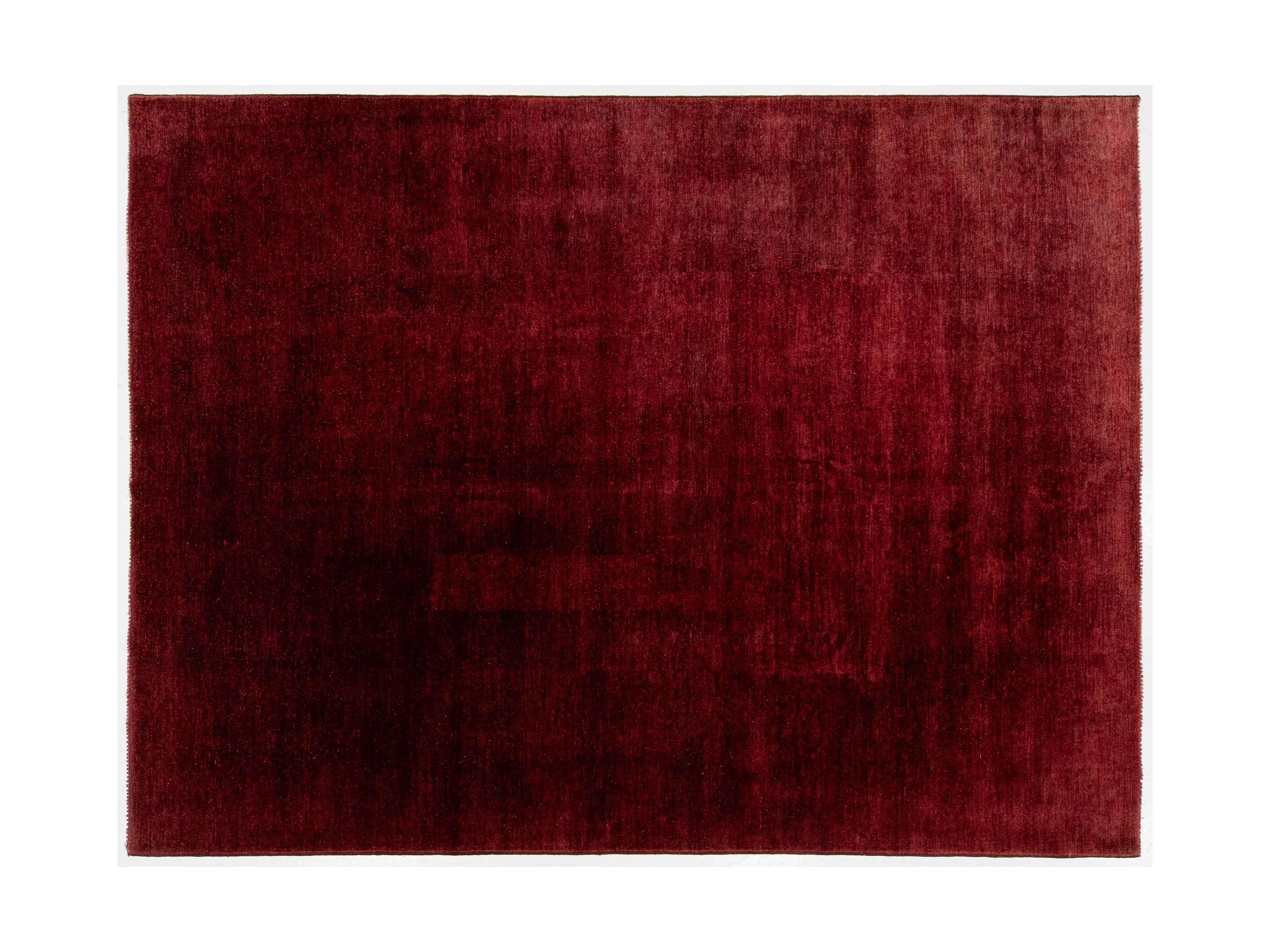 Modern Overdyed Wool Rug 9 X 11