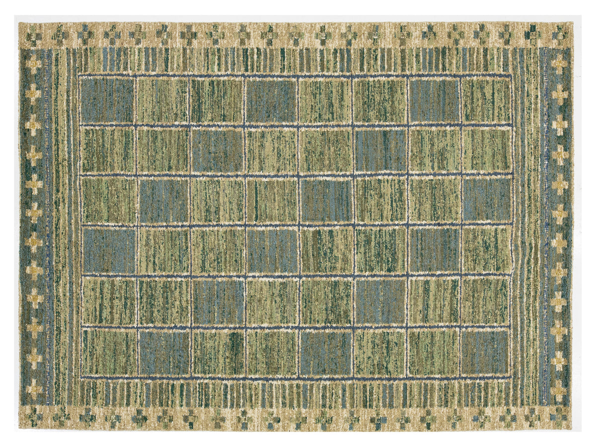 Modern Scandinavian Wool Rug 10 X 14
