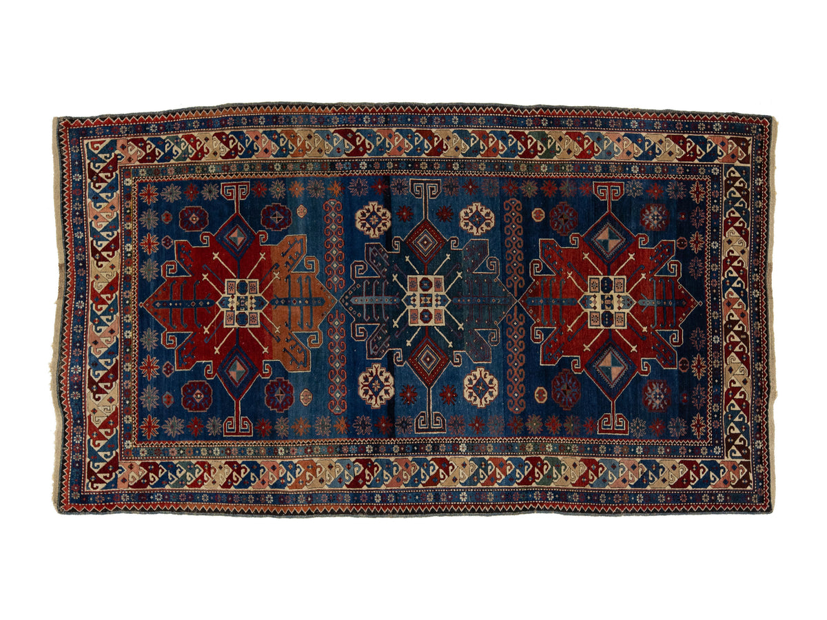Antique Persian Shirvan Wool Rug 4 X 8