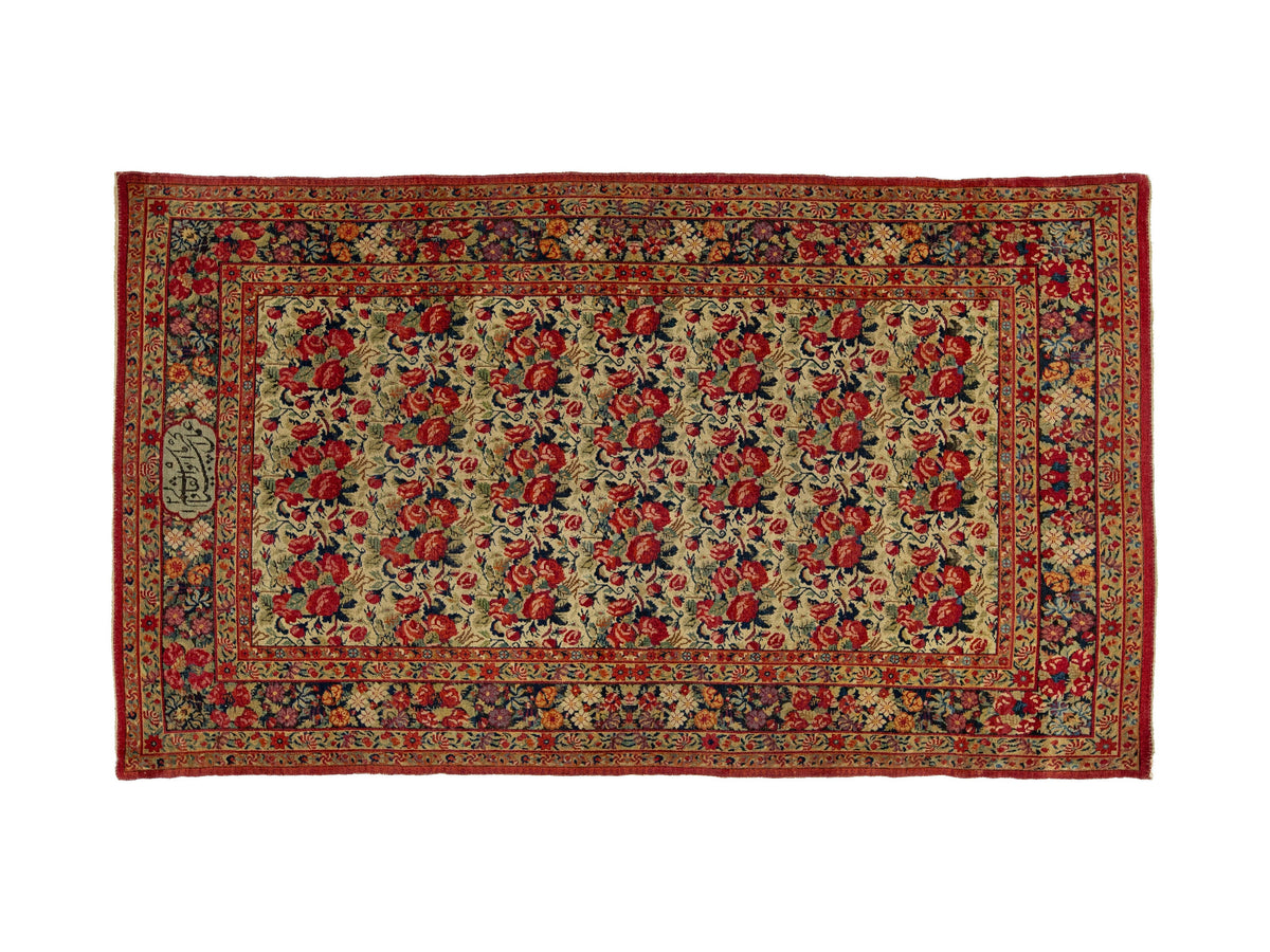 Antique Malayer Wool Rug 5 X 7
