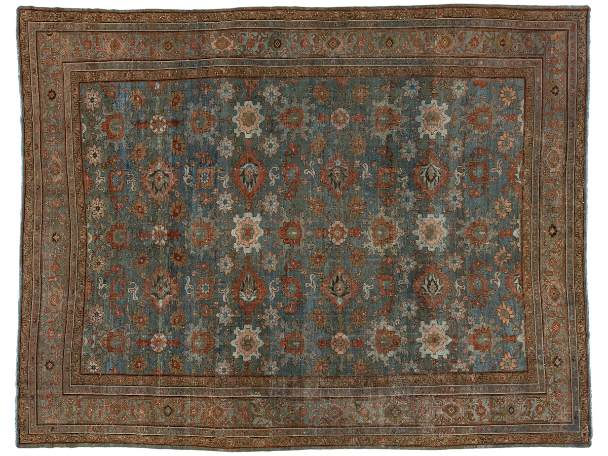 Antique Malayer Wool Rug 11 X 14