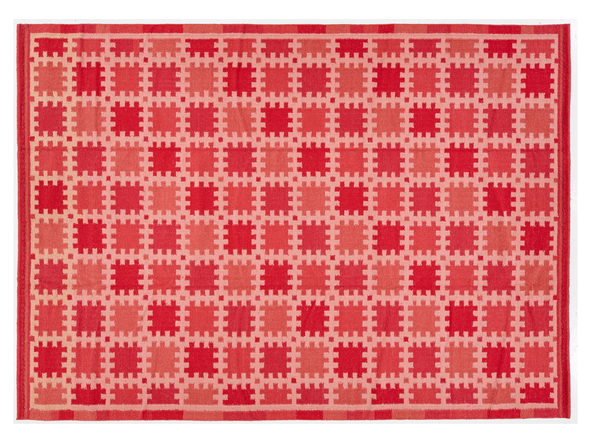 Modern Scandinavian Wool Rug 10 X 14