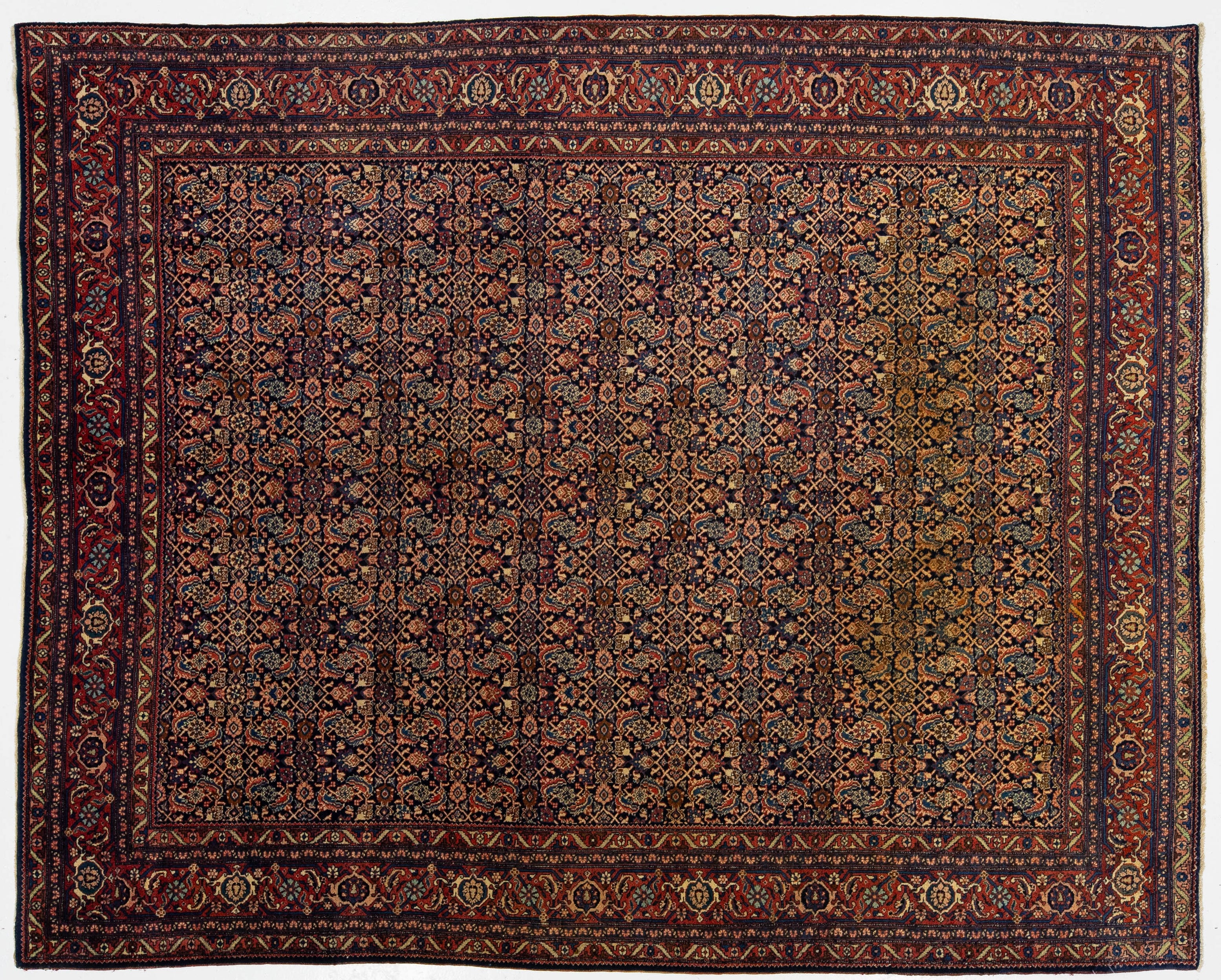 Antique Bidjar Wool Rug 8 X 10