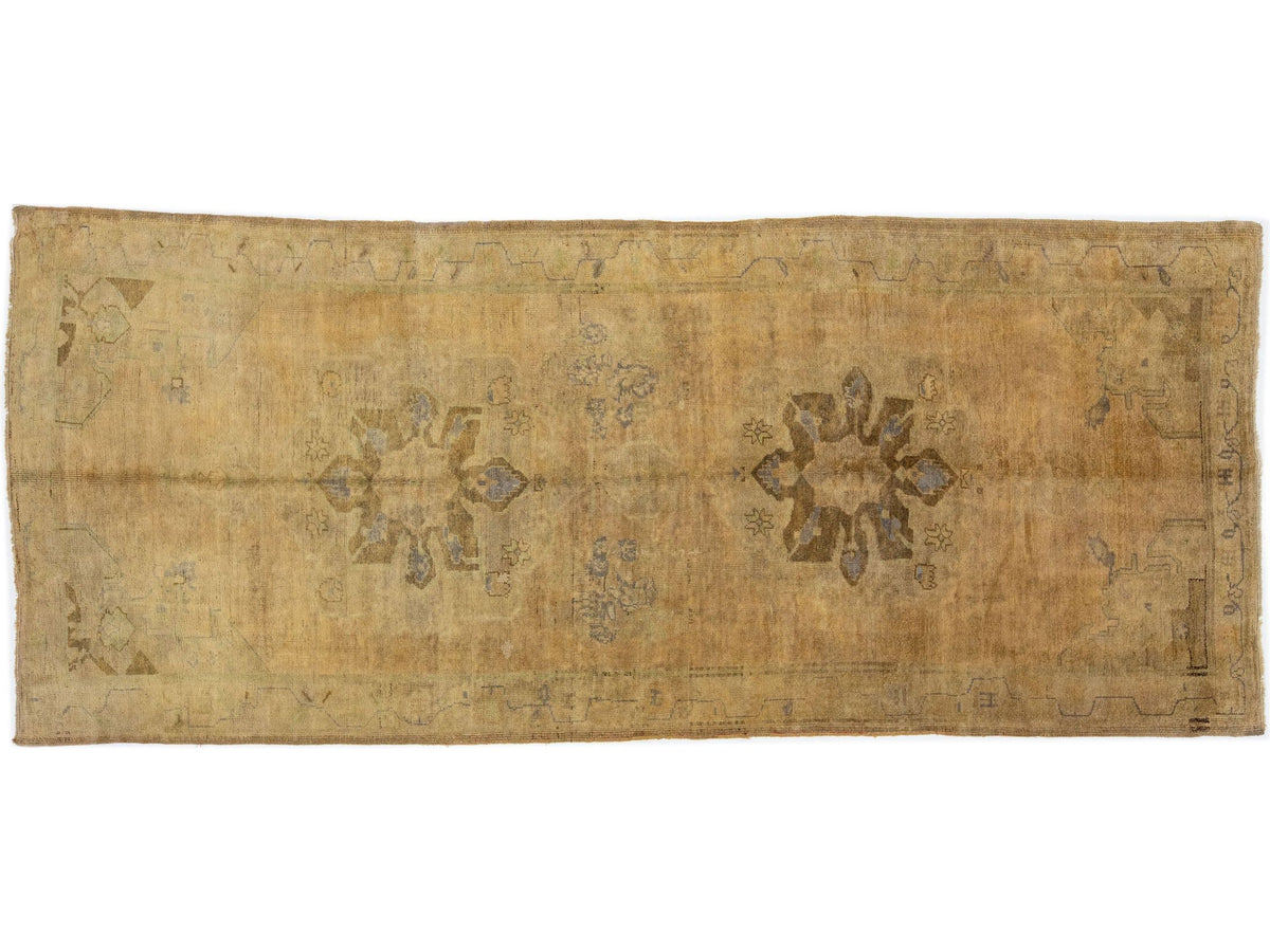 Antique Khotan Wool Rug 5 X 12