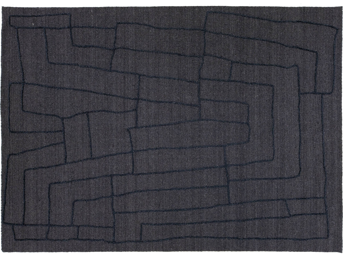 Modern Wool Rug 10 X 14