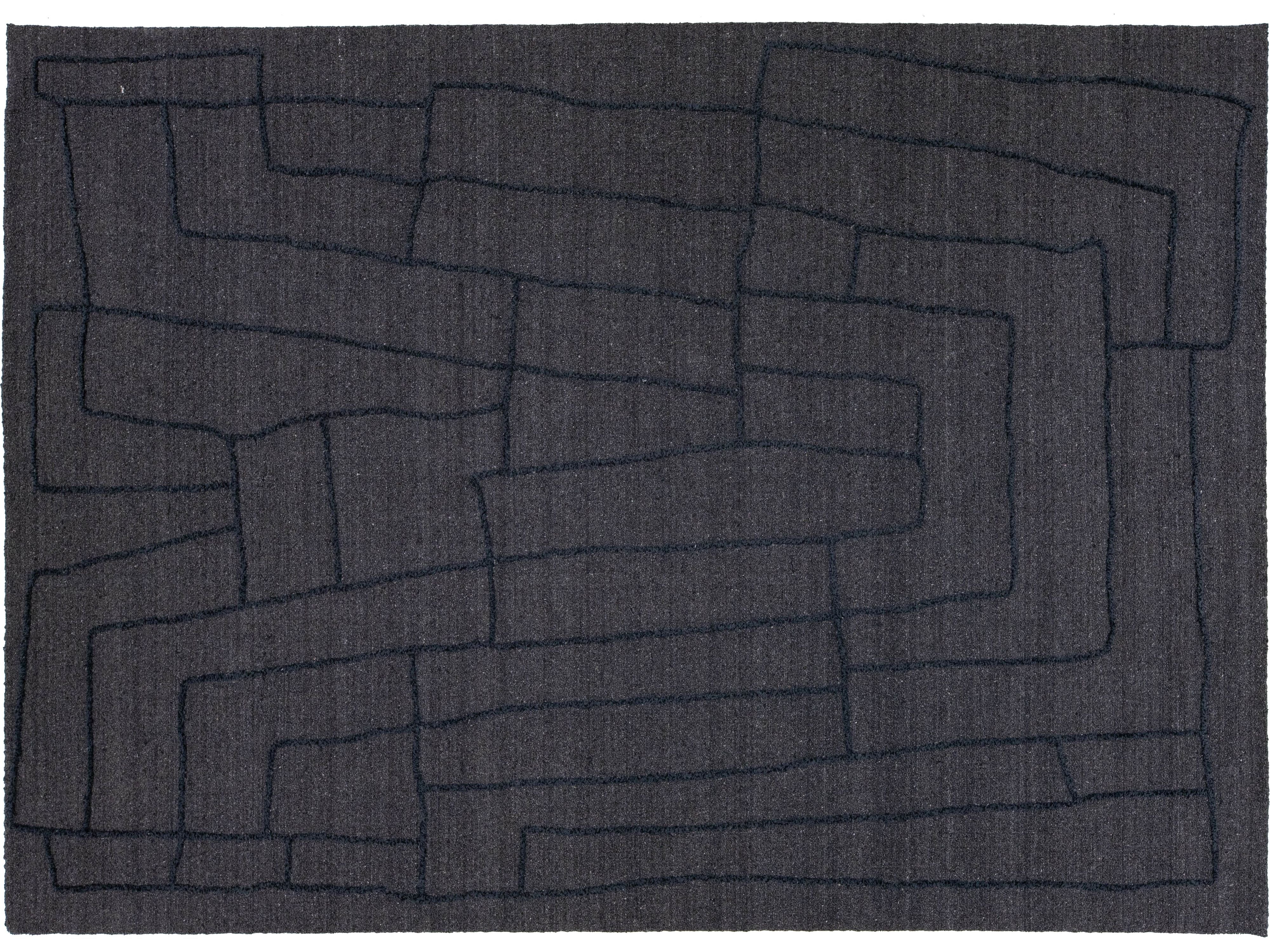 Modern Wool Rug 10 X 14