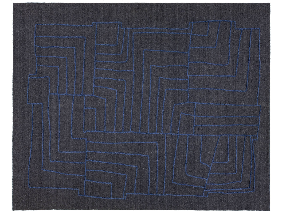 Modern Wool Rug 12 X 15