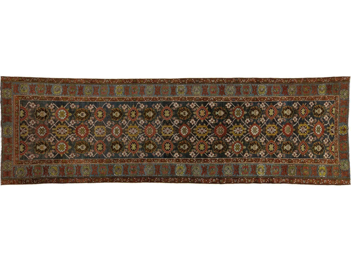 Antique Bidjar Wool Runner 4 X 12