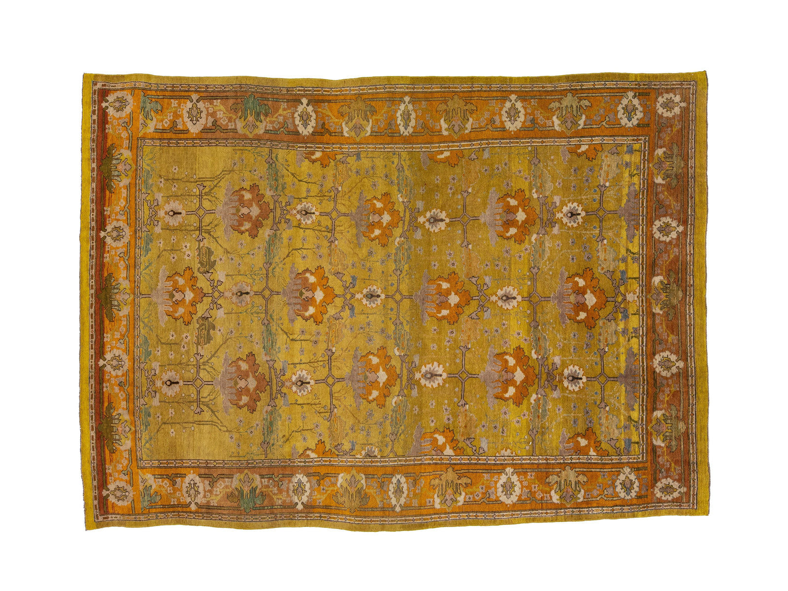 Vintage Arts Deco Wool Rug 10 X 13