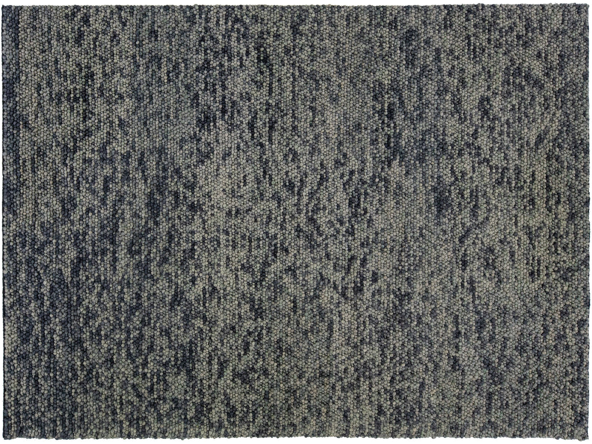 Modern Felted Wool Rug 8 X 11