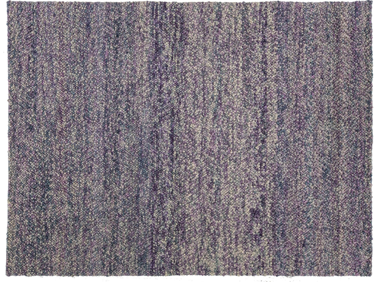 Modern Textured Wool Rug 8 X 11