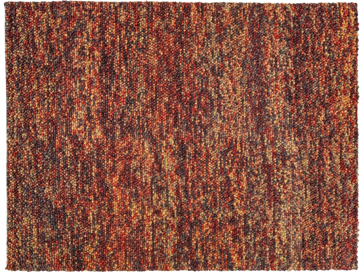 Modern Textured Wool Rug 8 X 11