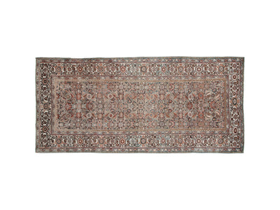 Antique Mahal Wool Runner 5 X 11