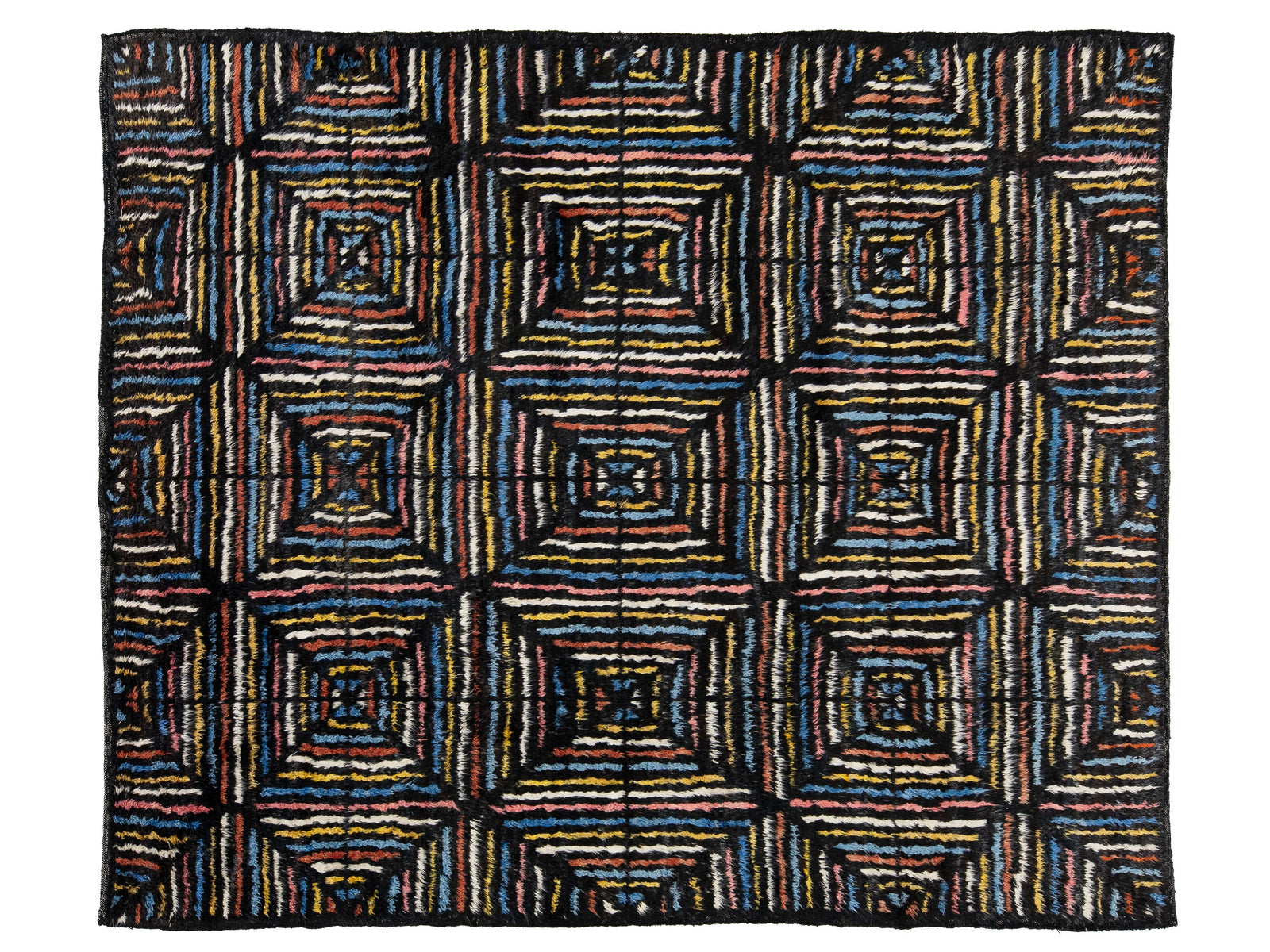 Modern Moroccan Wool Rug 8 X 10