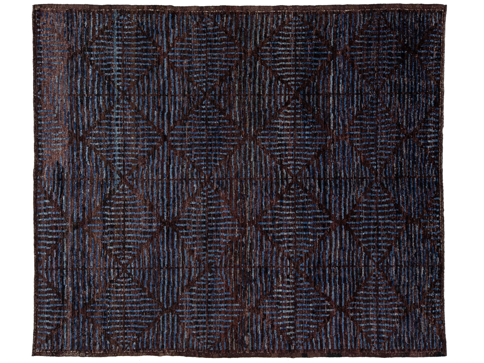 Modern Moroccan Wool Rug 8 X 10