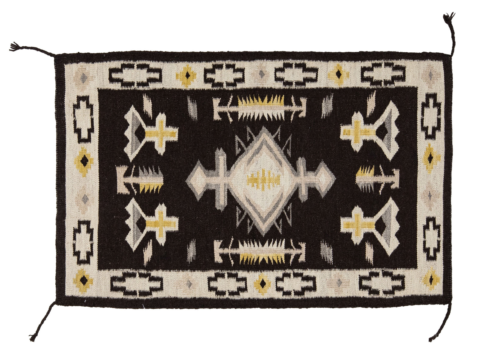Modern Navajo Wool Rug 3 X 5