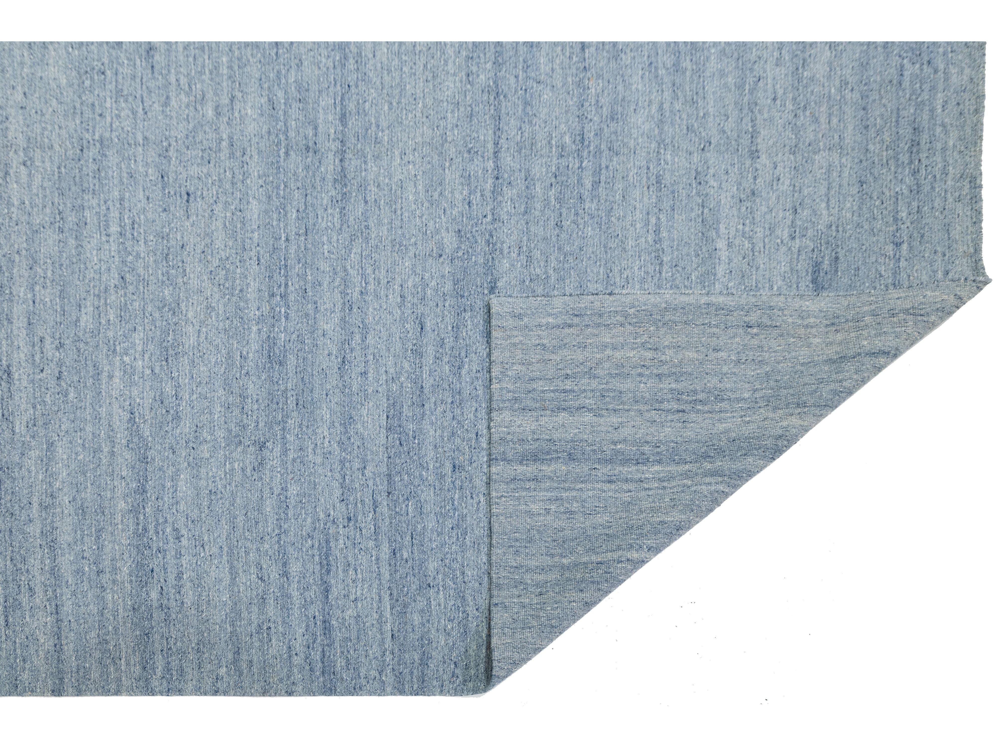 Modern Scandinavian Wool Rug 10 X 14