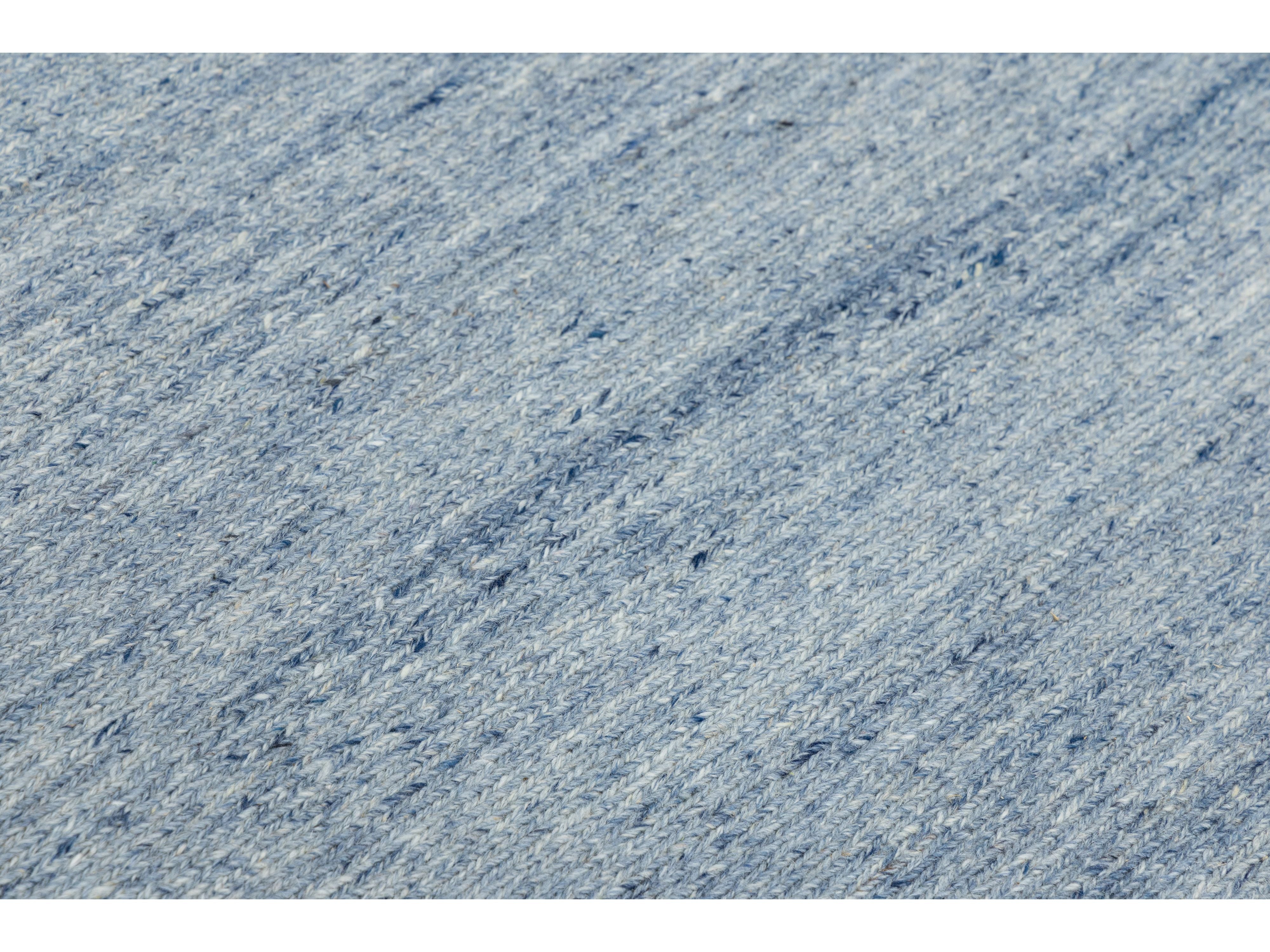 Modern Scandinavian Wool Rug 10 X 14