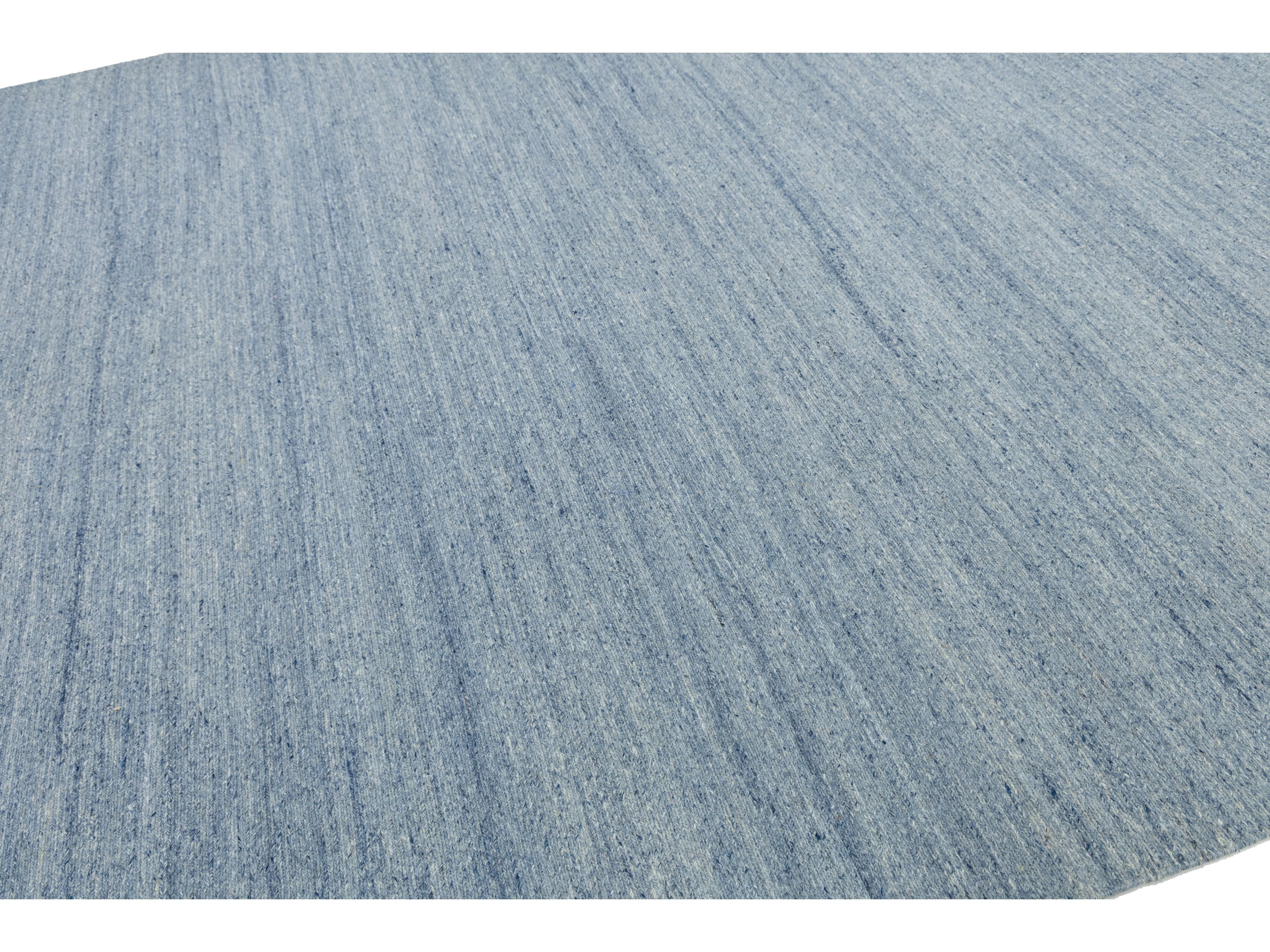 Modern Scandinavian Wool Rug 10 X 14