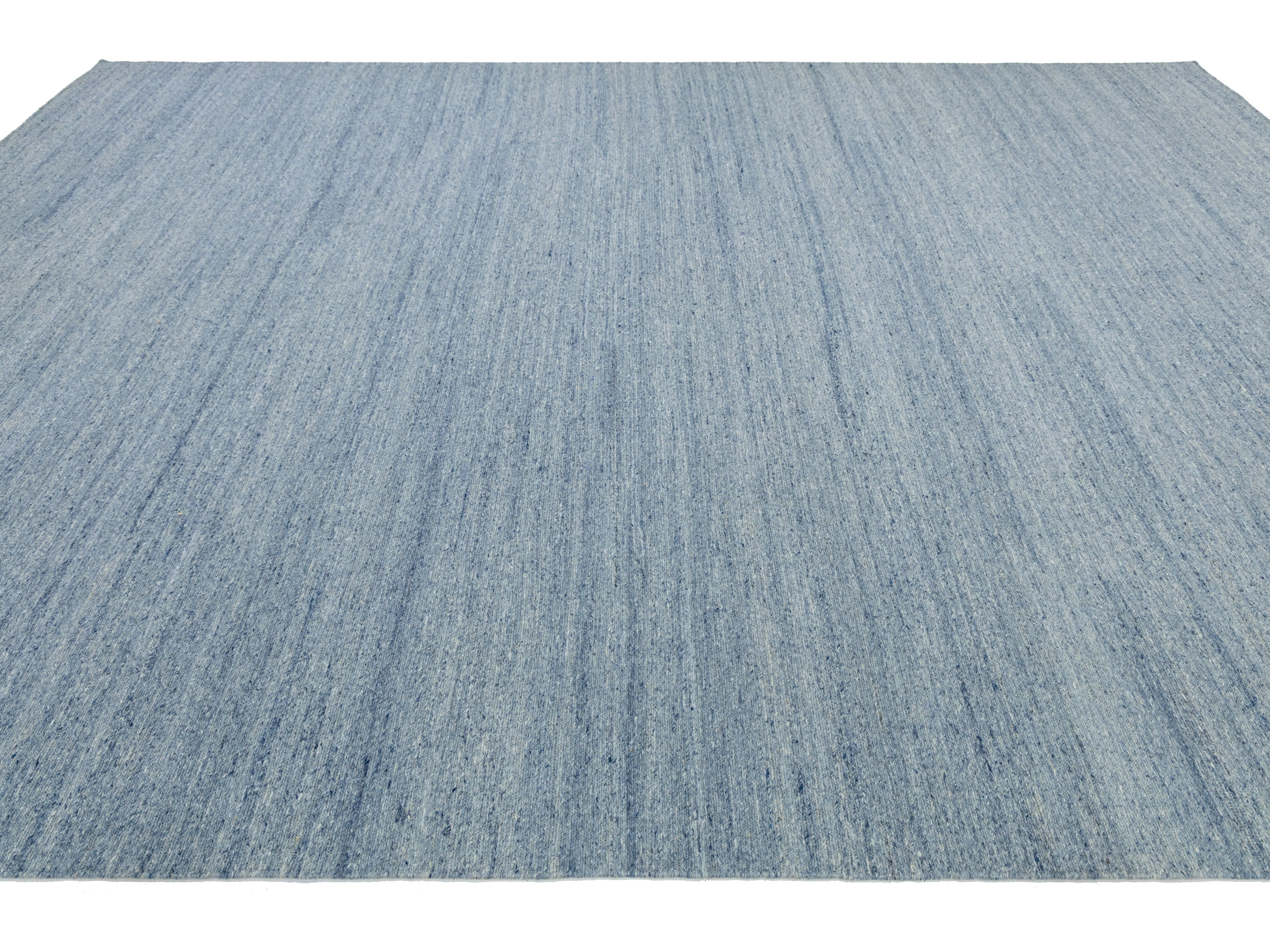 Modern Scandinavian Wool Rug 10 X 14