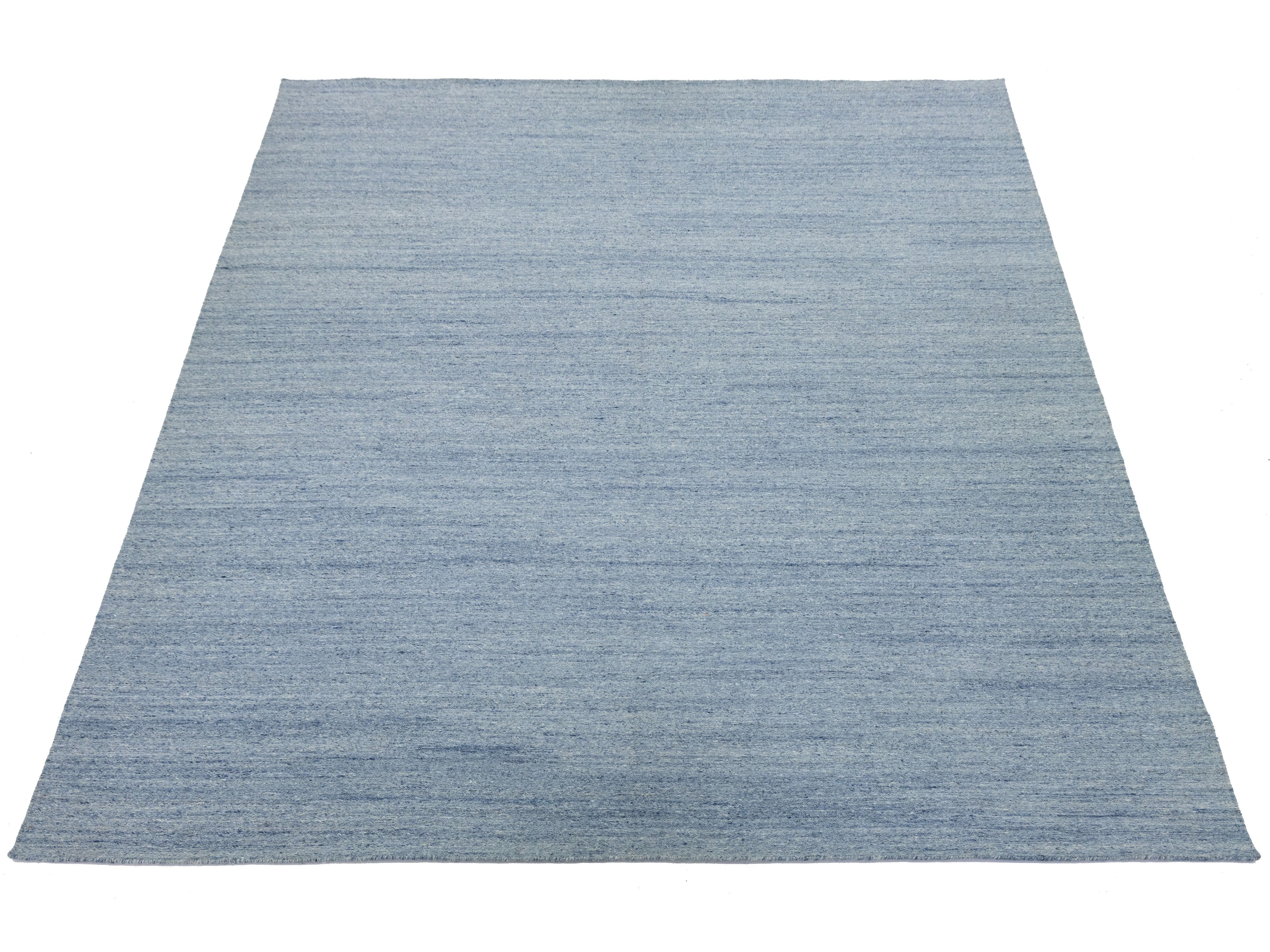Modern Scandinavian Wool Rug 10 X 14