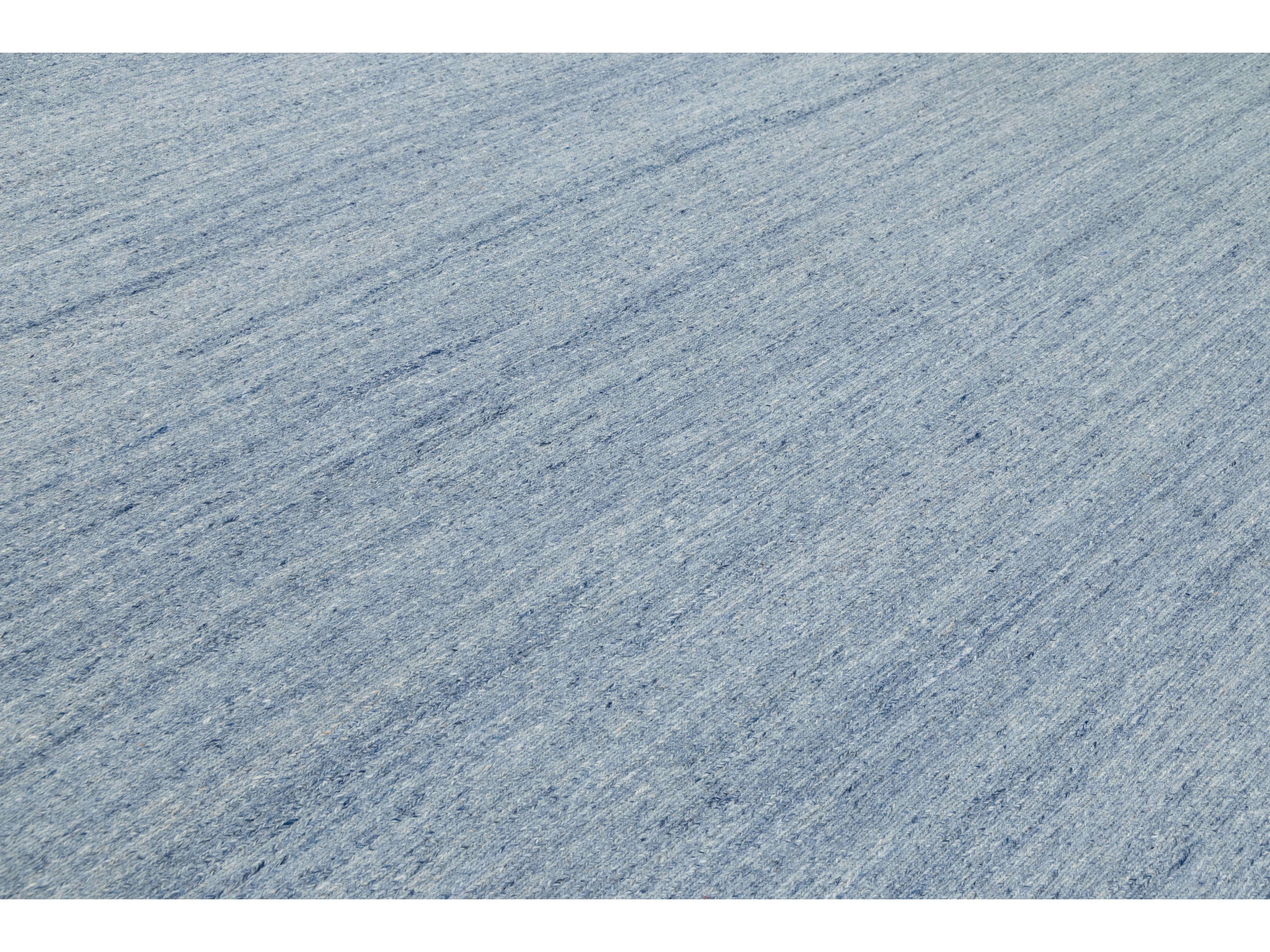 Modern Scandinavian Wool Rug 10 X 14