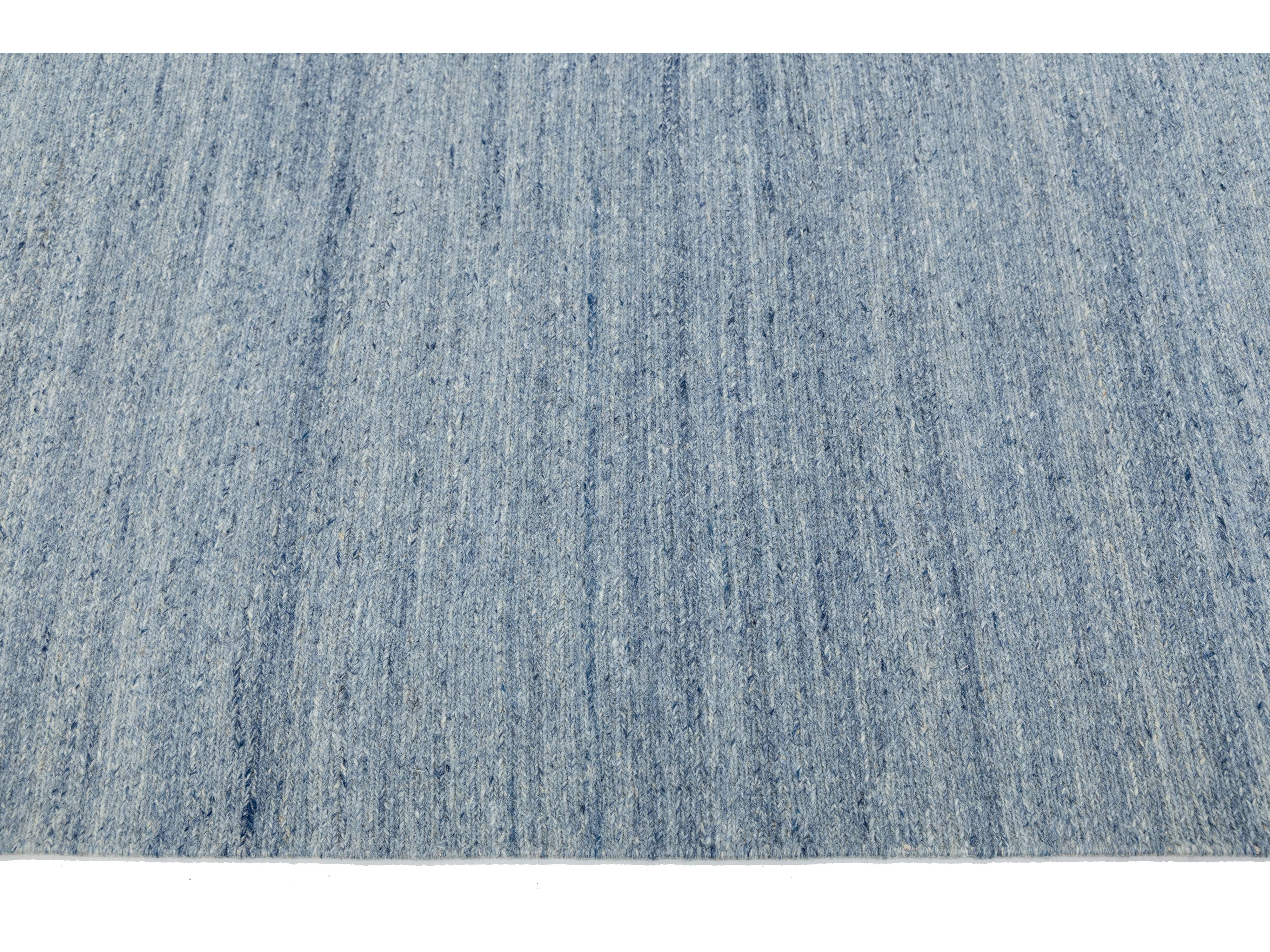 Modern Scandinavian Wool Rug 10 X 14