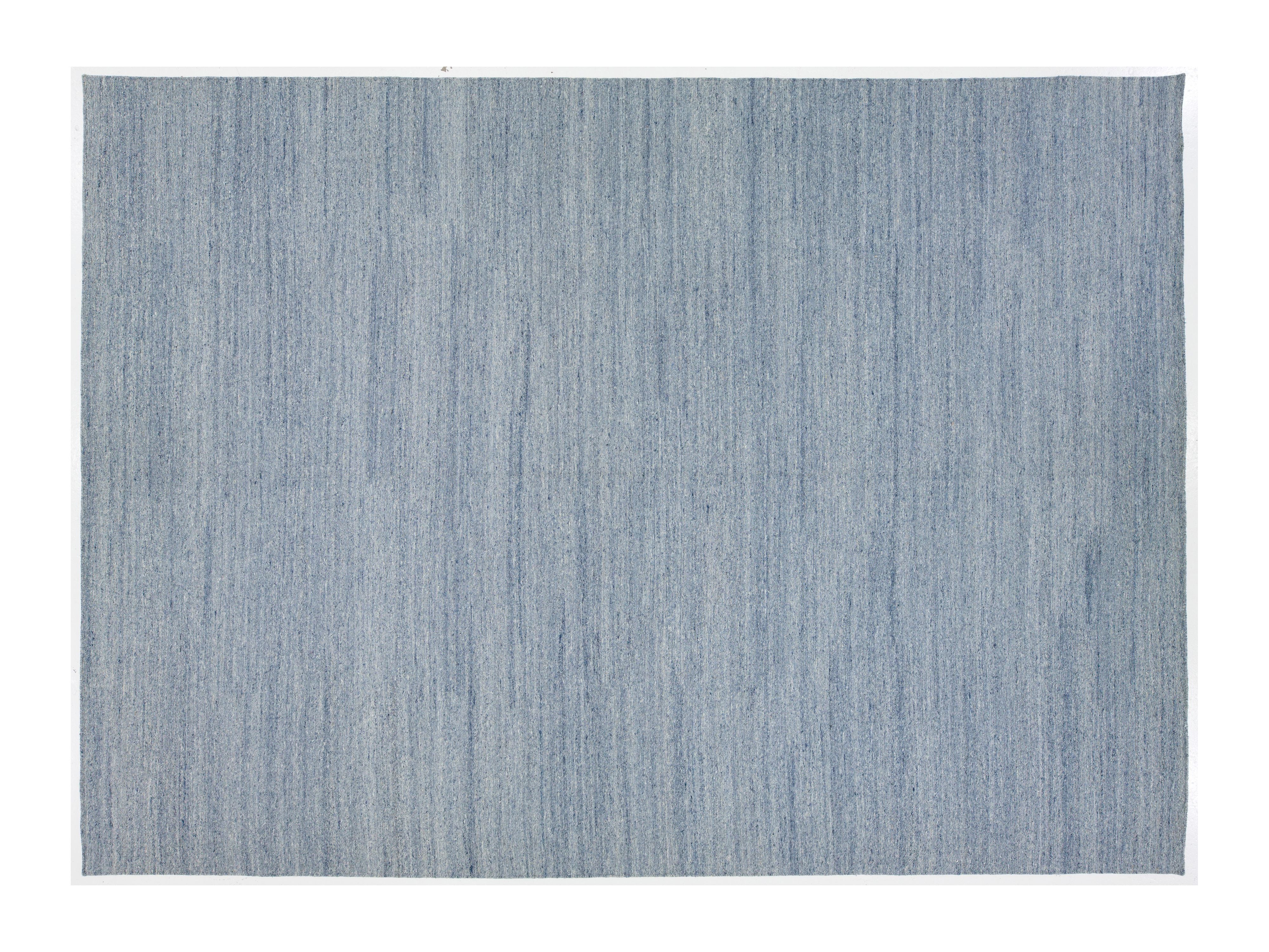 Modern Scandinavian Wool Rug 10 X 14