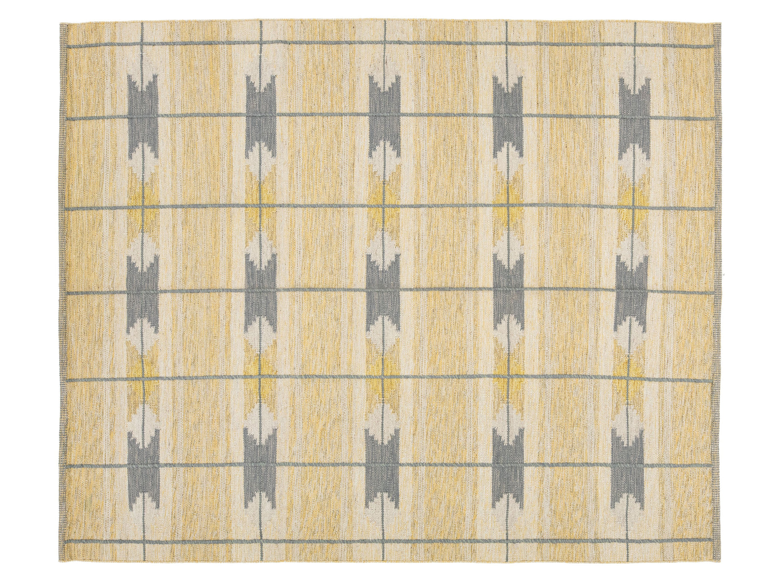 Modern Scandinavian Wool Rug 8 X 10