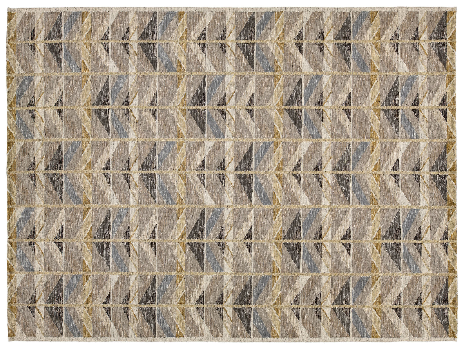Modern Scandinavian Wool Rug 10 X 13