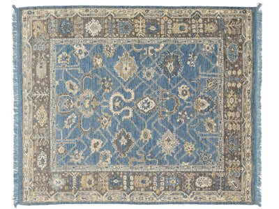 Modern Oushak Wool Rug 8 X 10