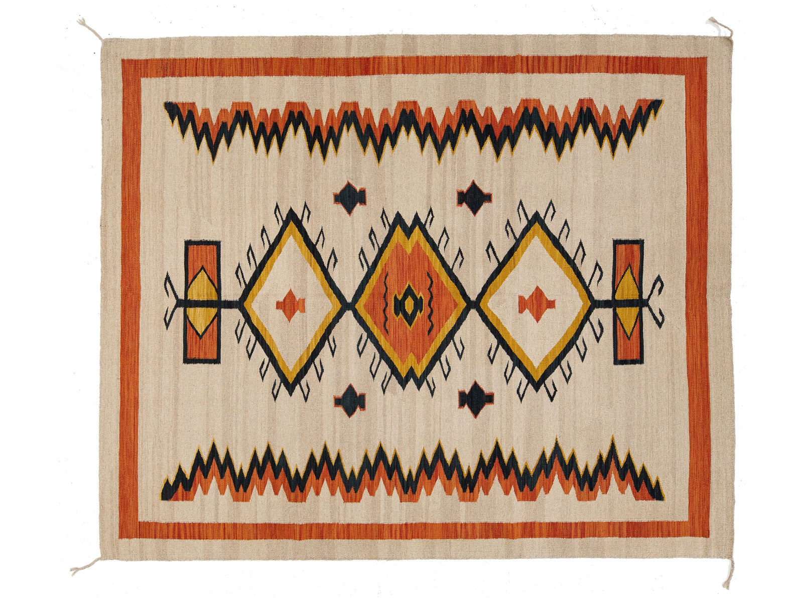 Modern Navajo Wool Rug 8 X 10